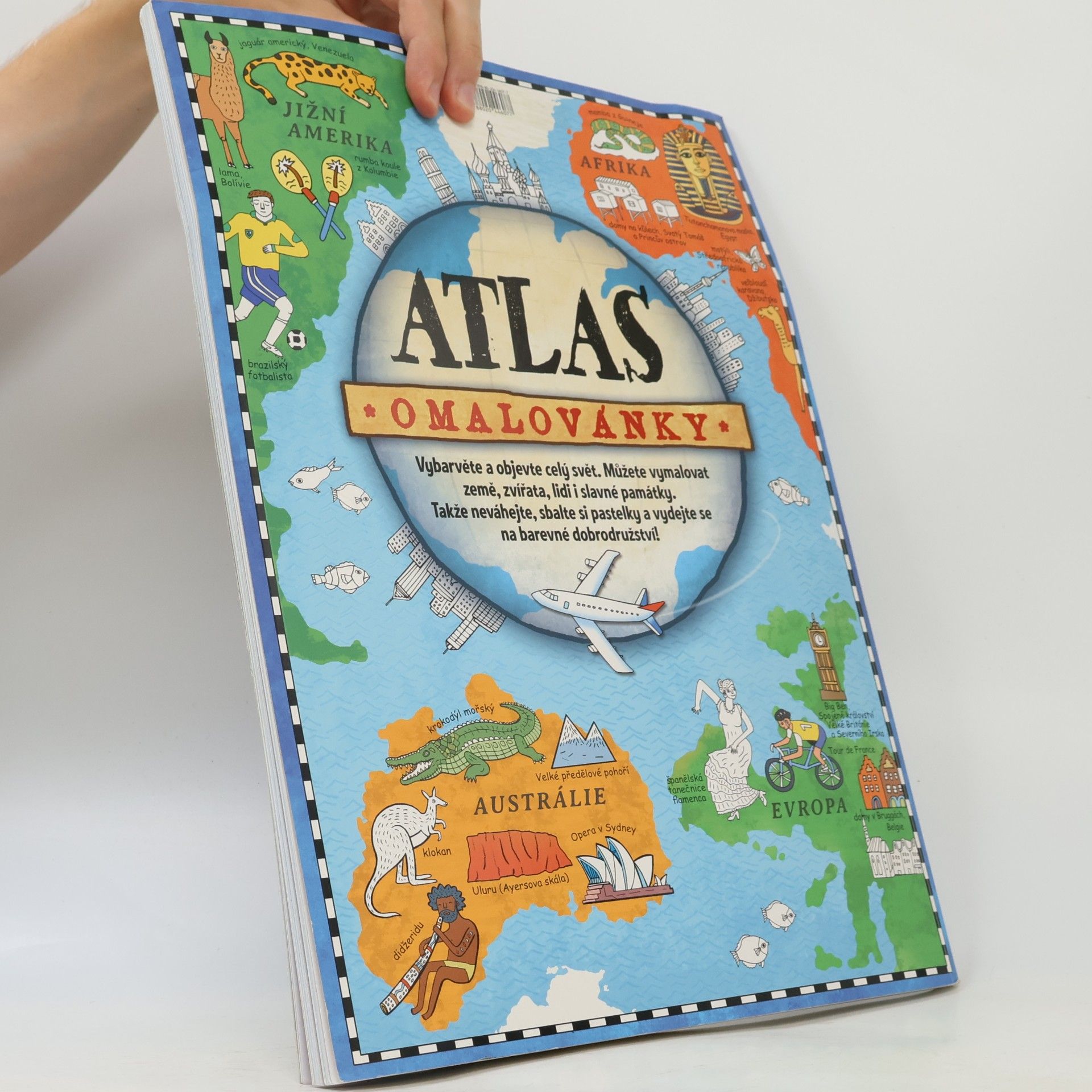 Natalie Hughes Atlas : omalovánky