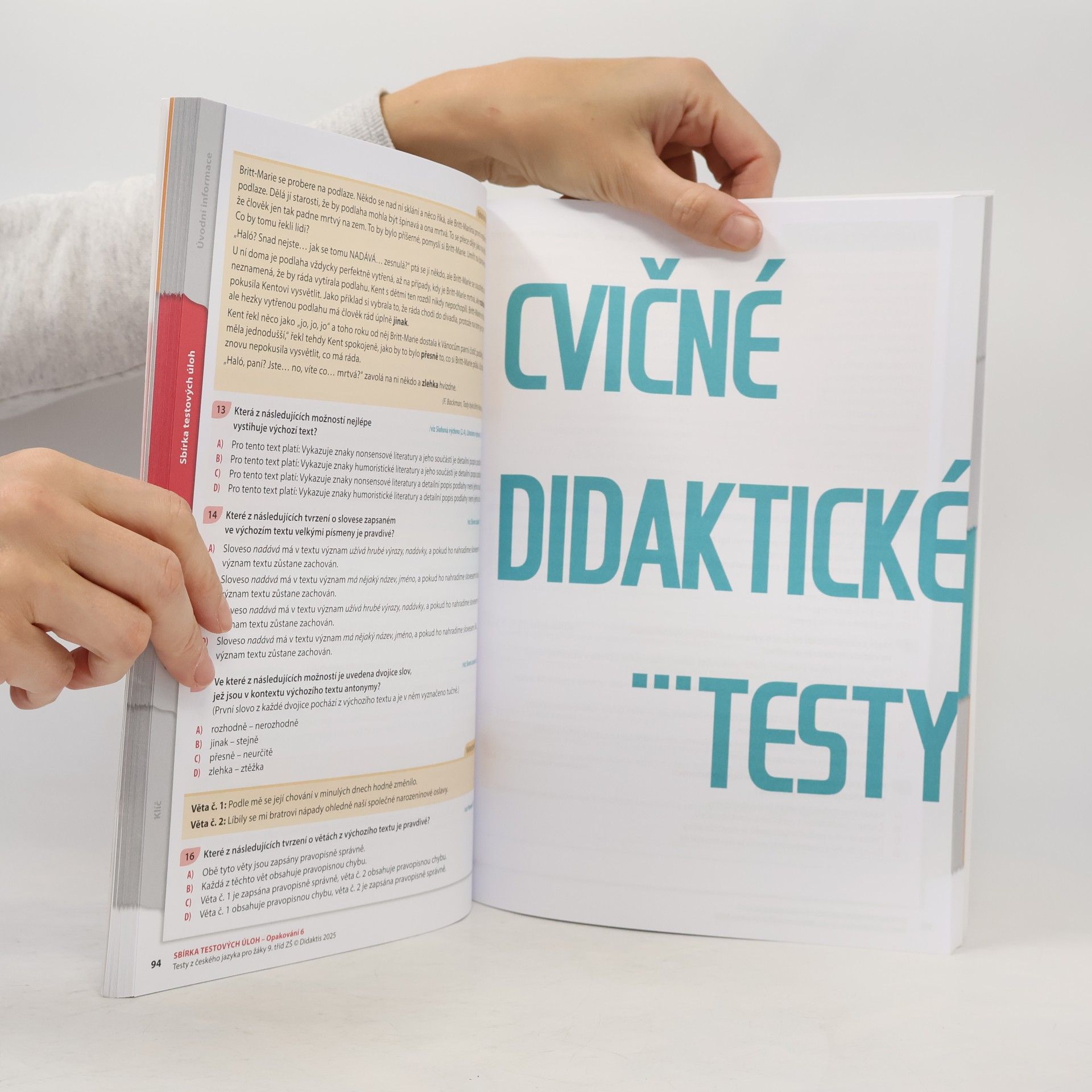kolektiv Testy 2026 z českého jazyka pro žáky 9. tříd ZŠ