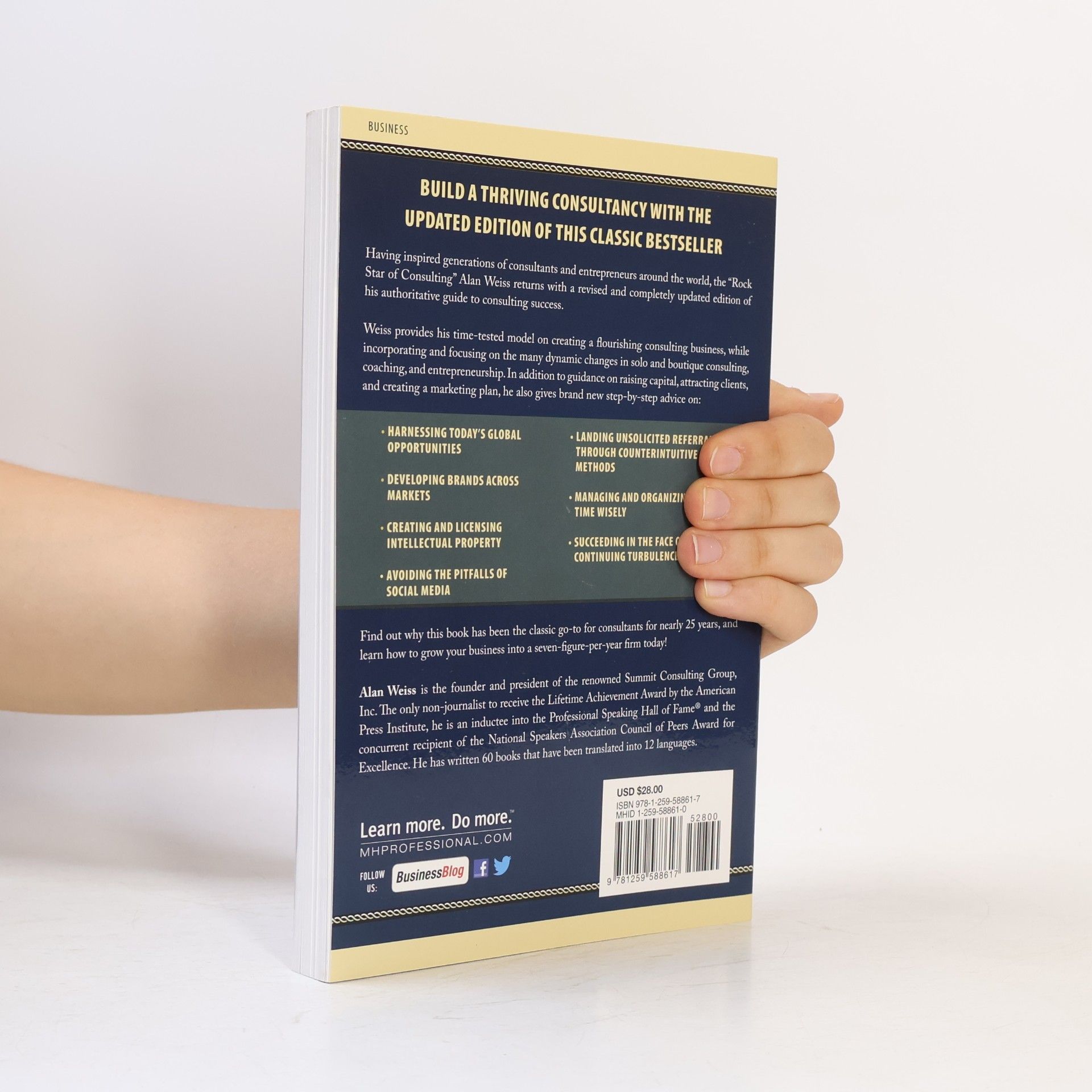Alan Weiss Million dollar consulting : the professional´s guide to growing a practice