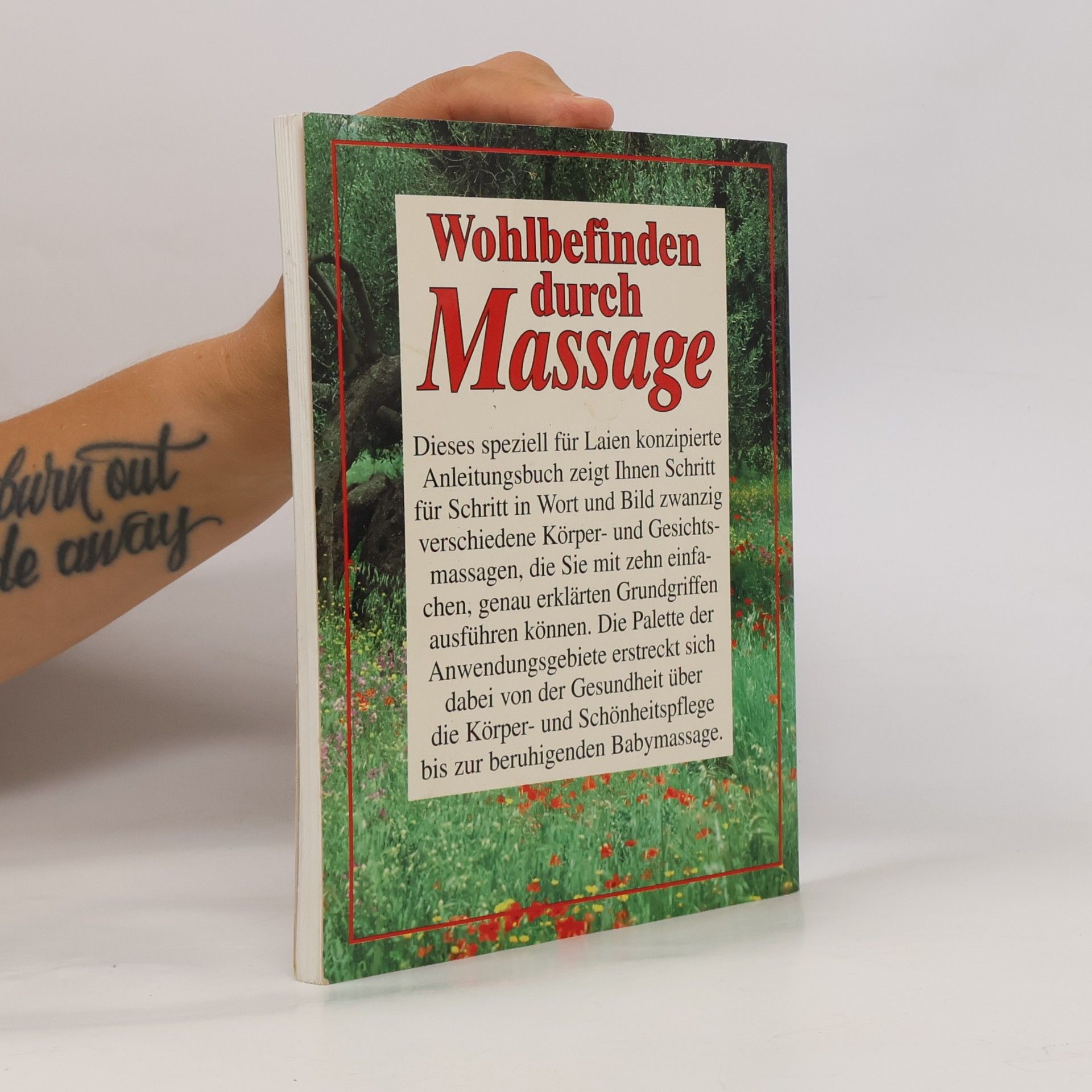 Penny Rich Wohlbefinden durch Massage. Handbuch und drei hochwertige Massageöle.