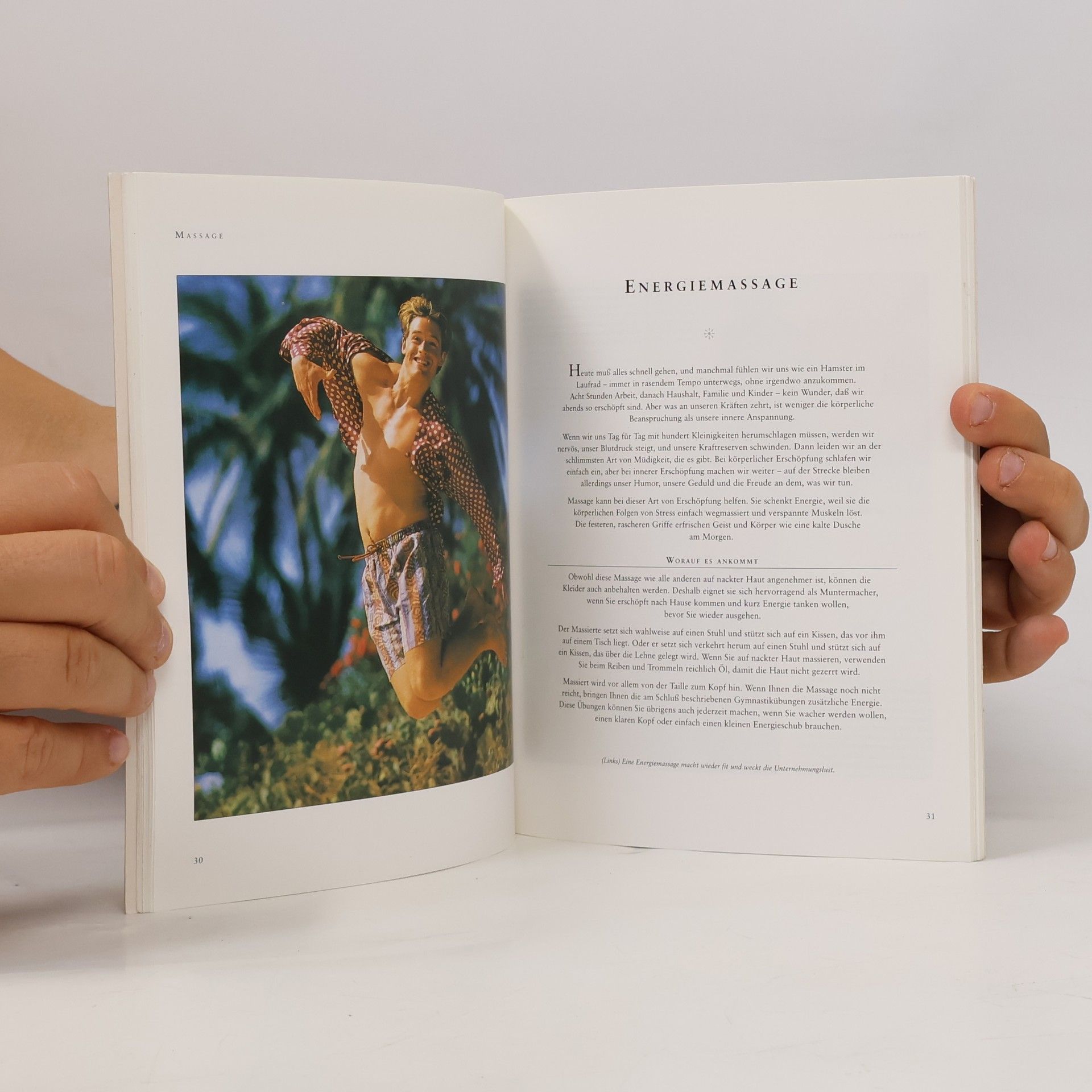 Penny Rich Wohlbefinden durch Massage. Handbuch und drei hochwertige Massageöle.