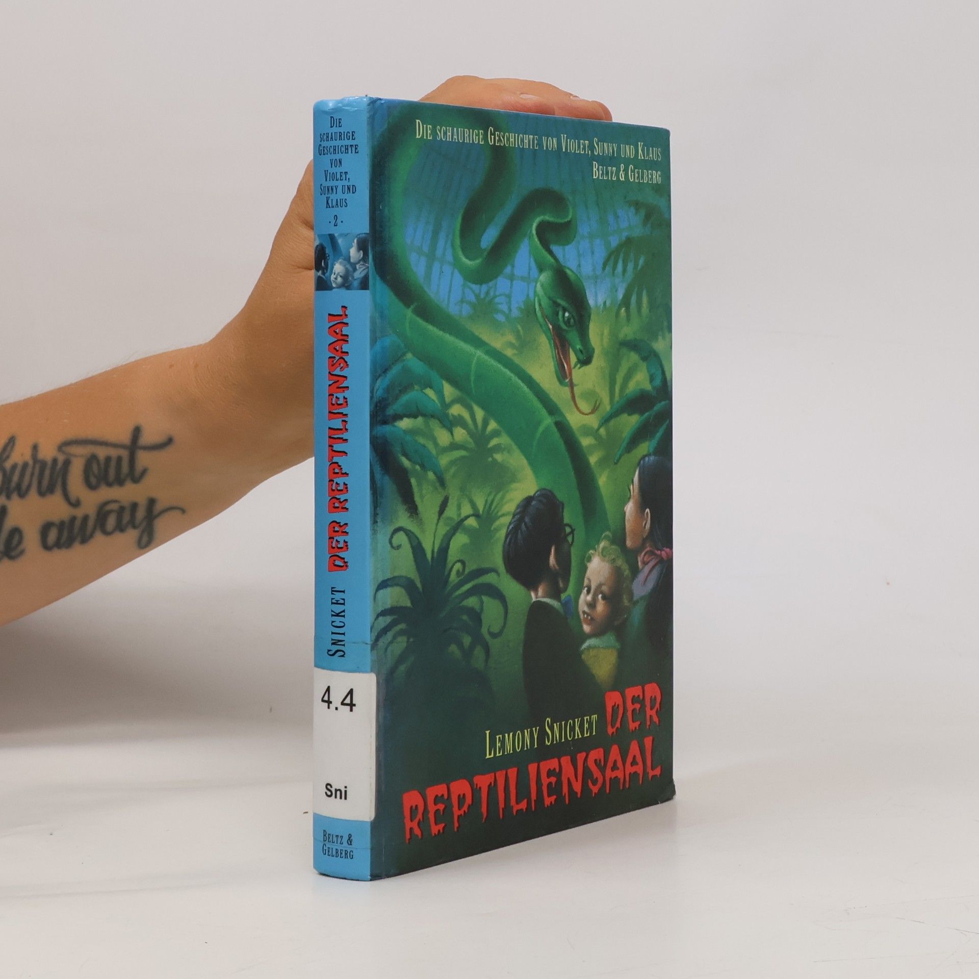 Kolektív autorov Lemony Snicket: Der Reptiliensaal