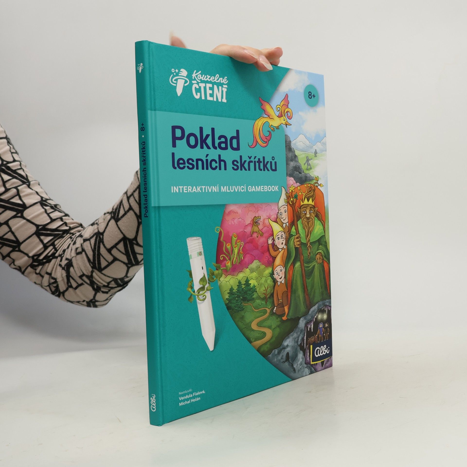 Lenka Filonenko Poklad lesních skřítků. Interaktivní mluvicí gamebook.