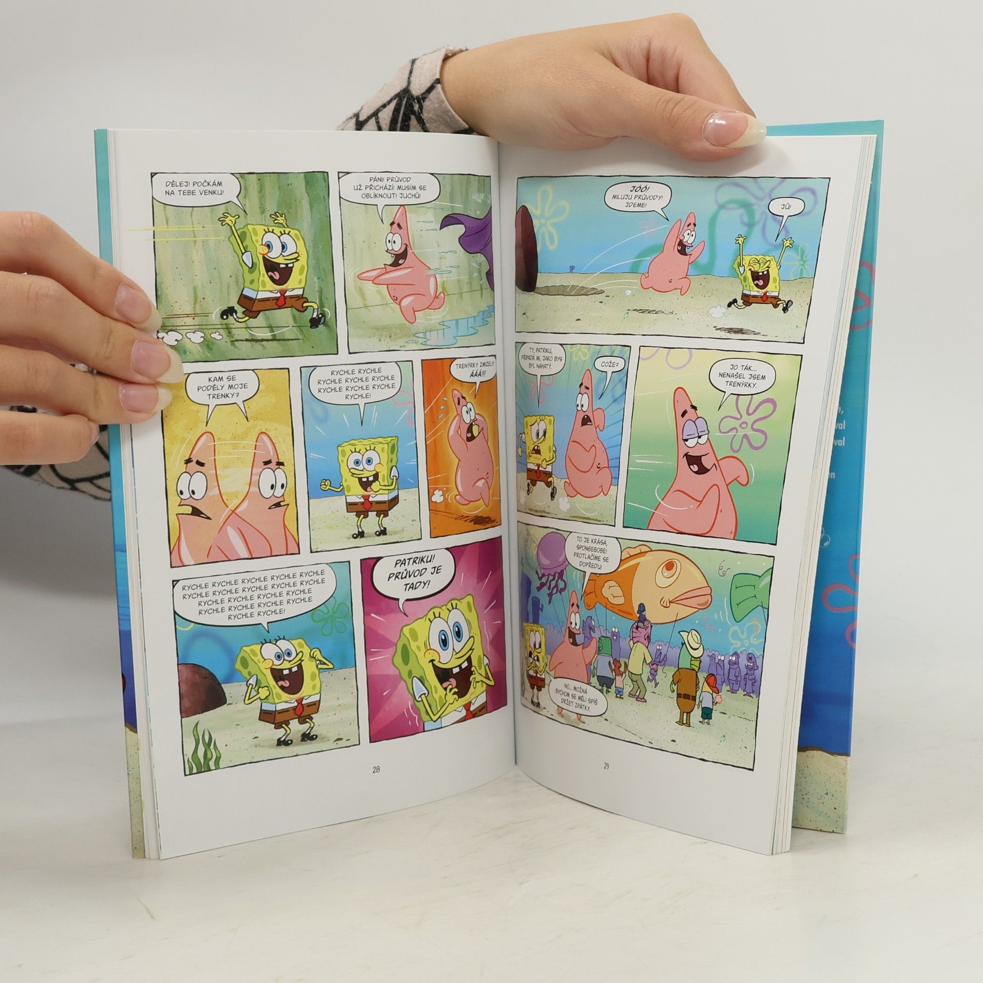 Stephen Hillenburg SpongeBob : komiks. Č. 1, Praštěné podmořské příběhy