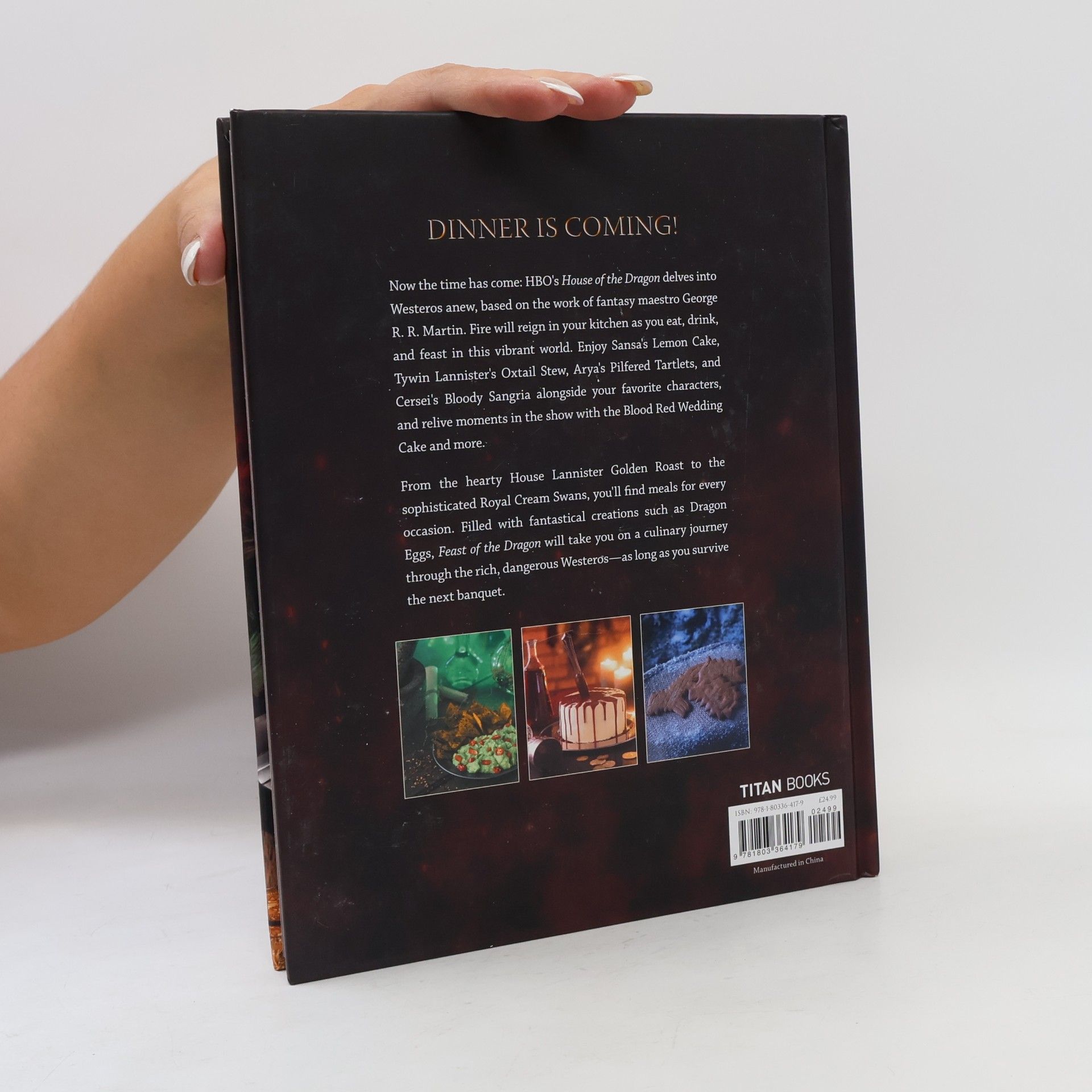 Tom Grimm Feast of the Dragon: The Unofficial House of the Dragon and Game of Thrones Cookbook