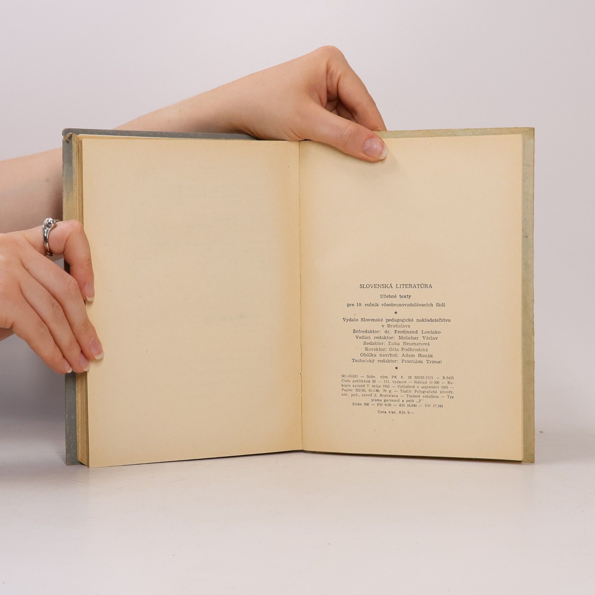 kolektiv Slovenská literatúra pre 10. ročník všeobecnovzdelávacích škol