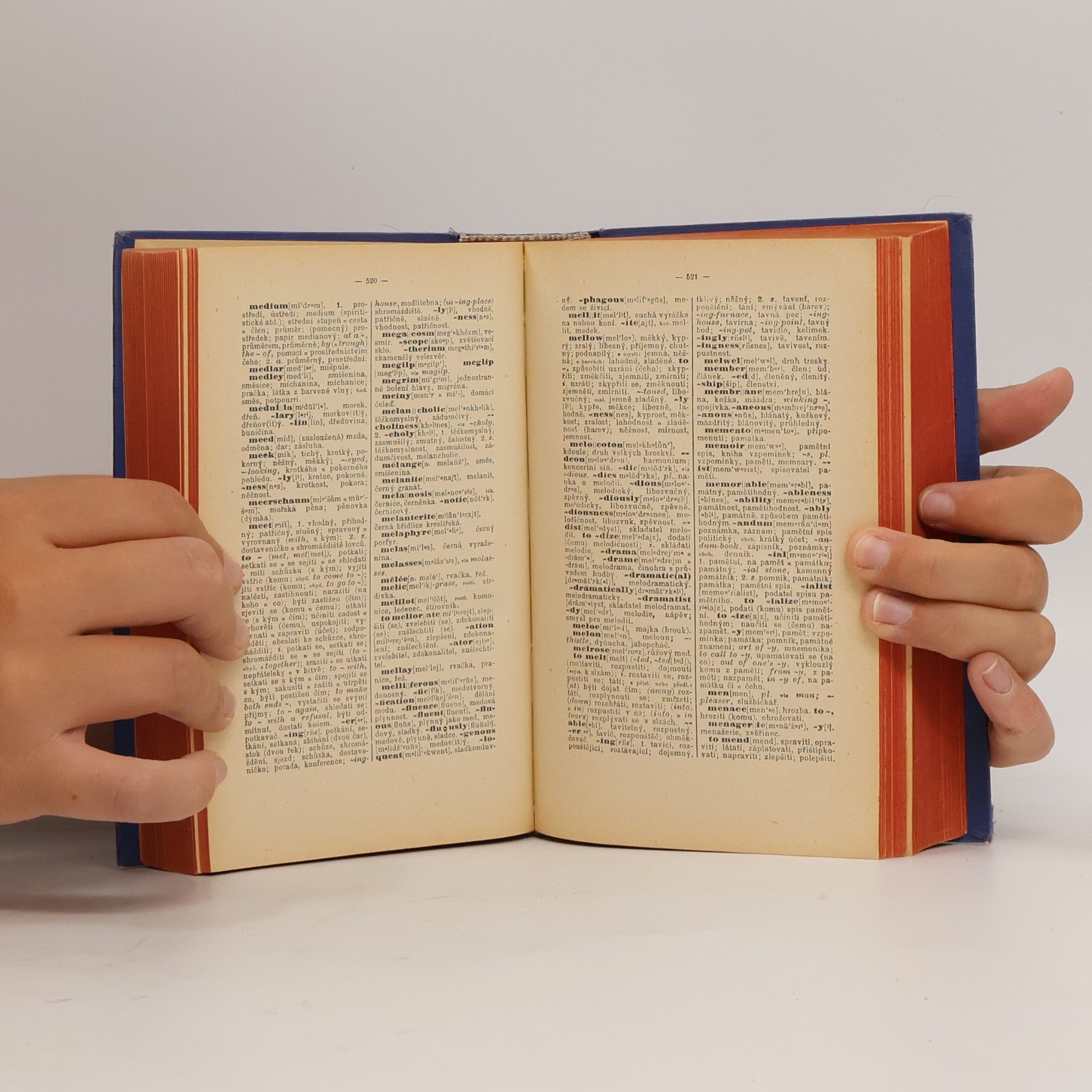 Václav Alois Jung Příruční slovník anglicko-český. A Midde-Sized Dictionary of the English and Czech Languages