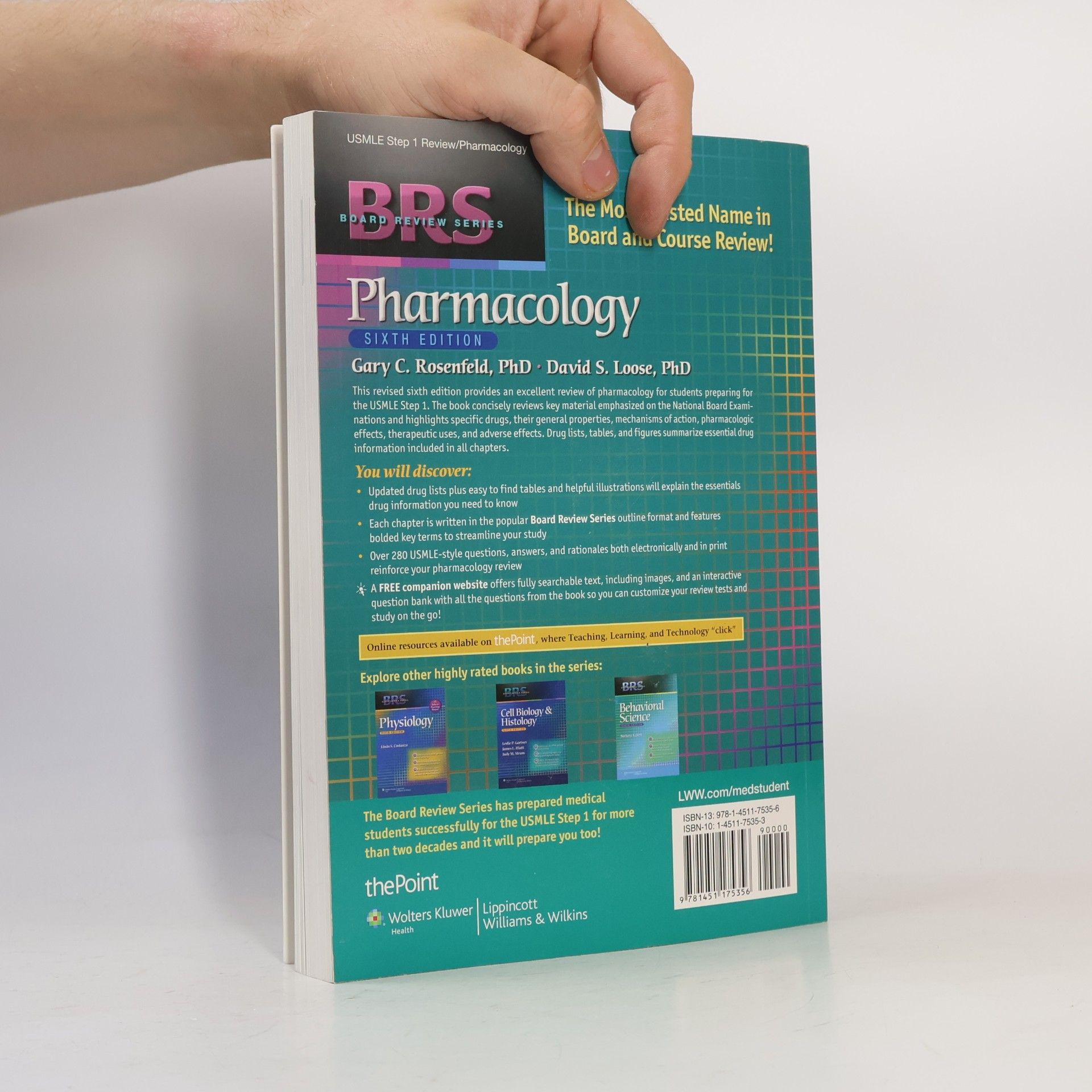 Gary C. Rosenfeld BRS Pharmacology - Sixth Edition