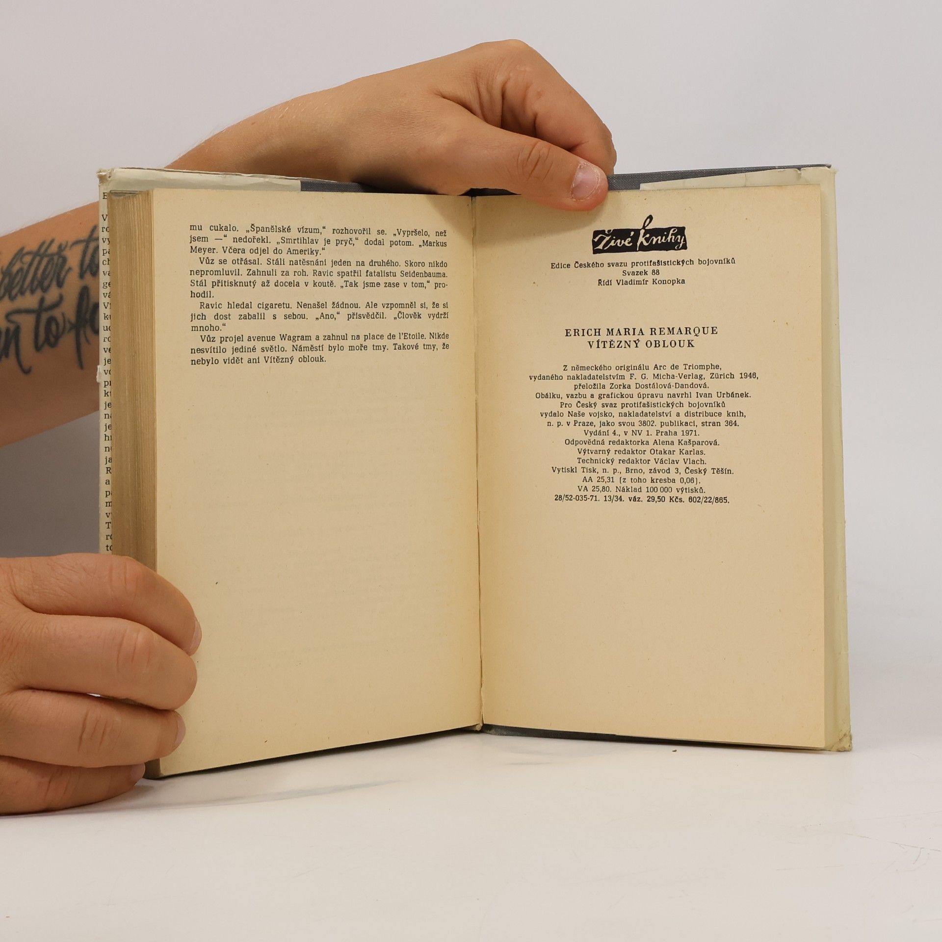 Erich Maria Remarque Vítězný oblouk