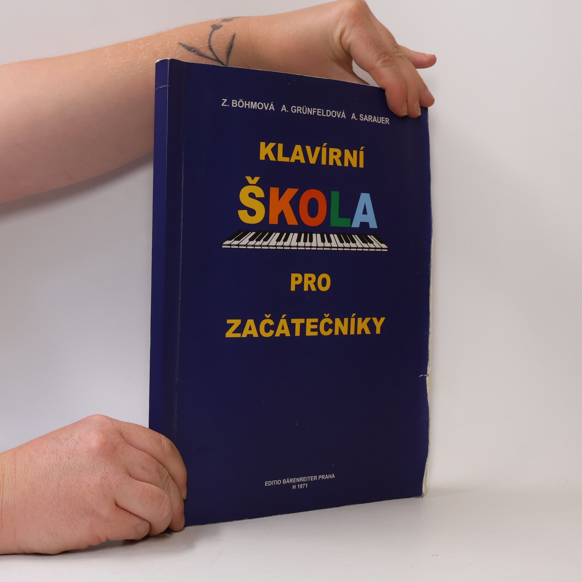 Alois Sarauer Klavírní škola pro začátečníky