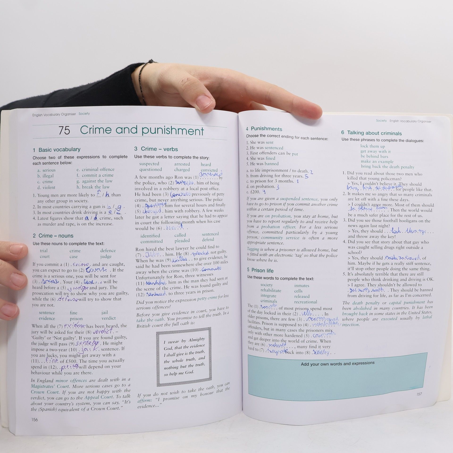 Chris Gough English vocabulary organiser : 100 topics for self-study
