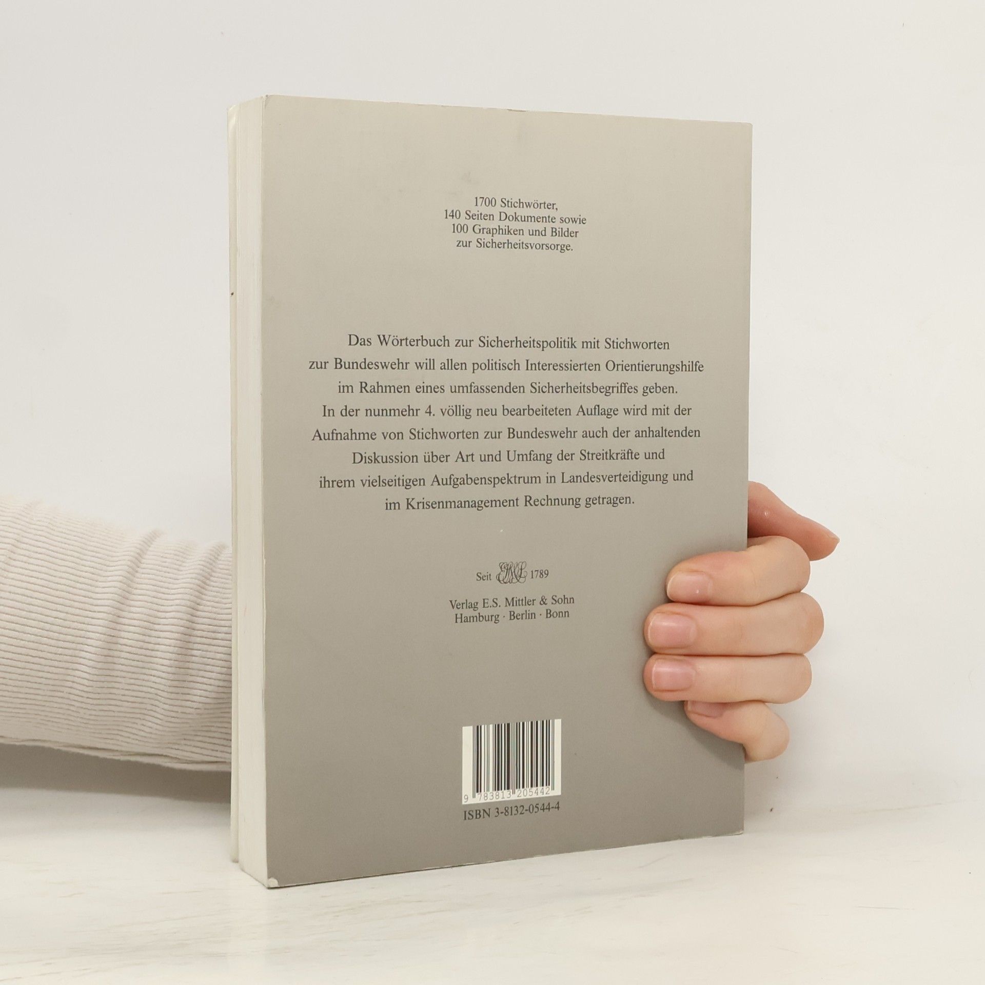 Ortwin Buchbender Wörterbuch zur Sicherheitspolitik