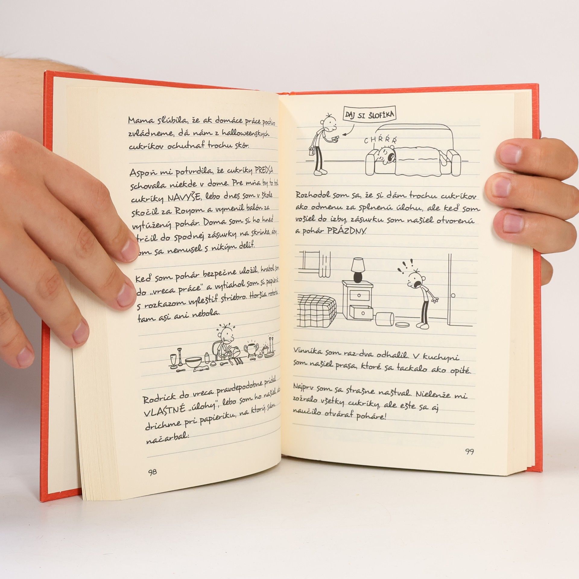 Jeff Kinney Denník odvážneho bojka; dvojitý podfuk