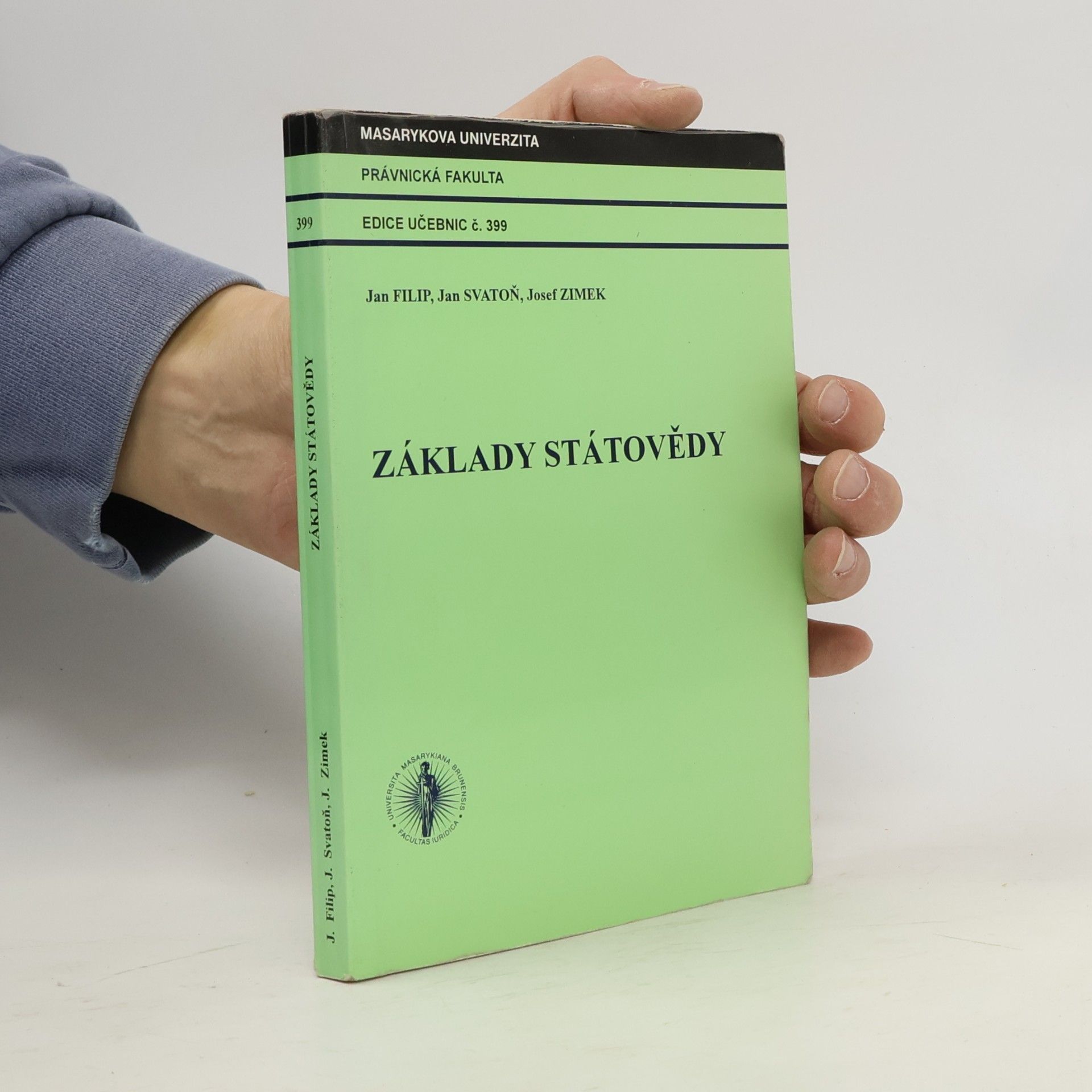 Josef Zimek Základy státovědy