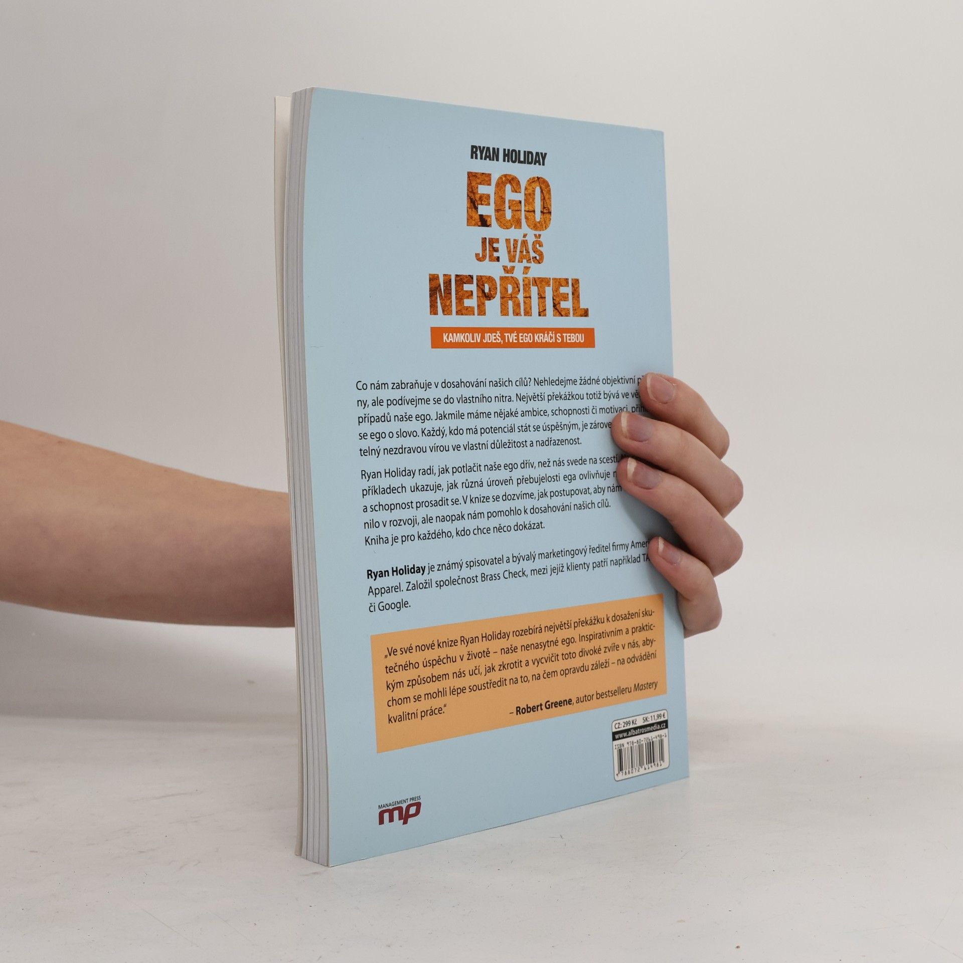 Ryan Holiday Ego je váš nepřítel