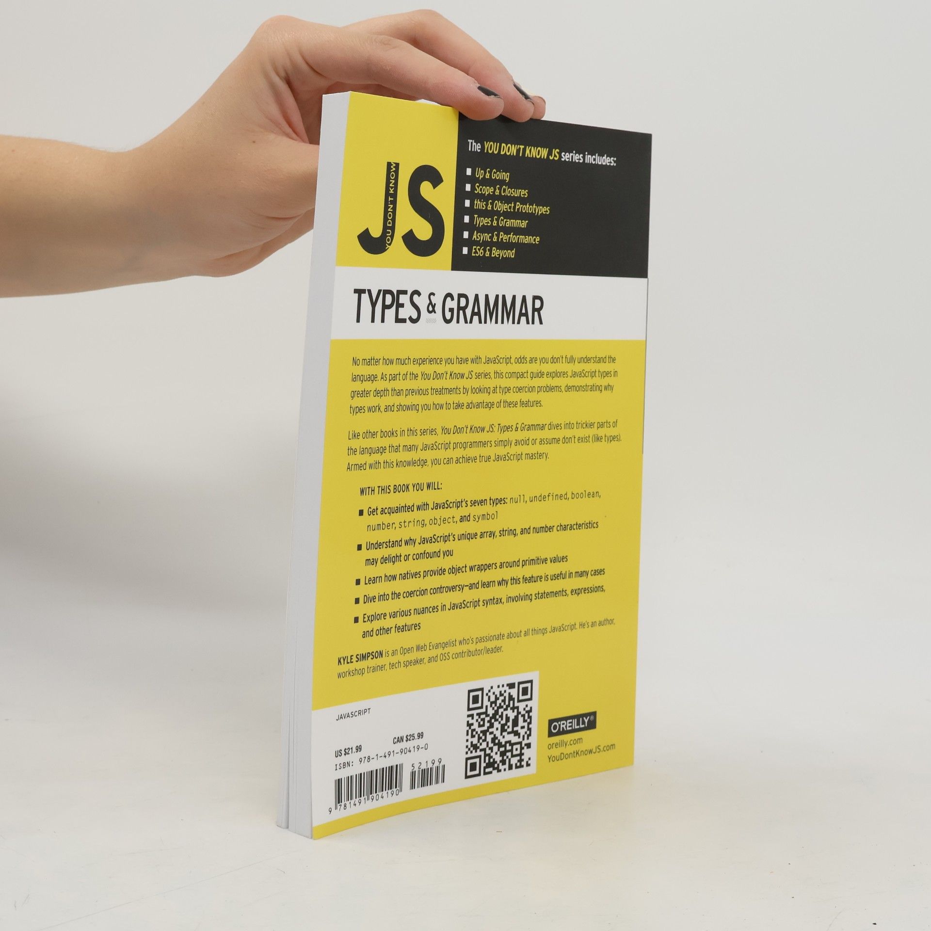 Kyle Simpson Types & grammar