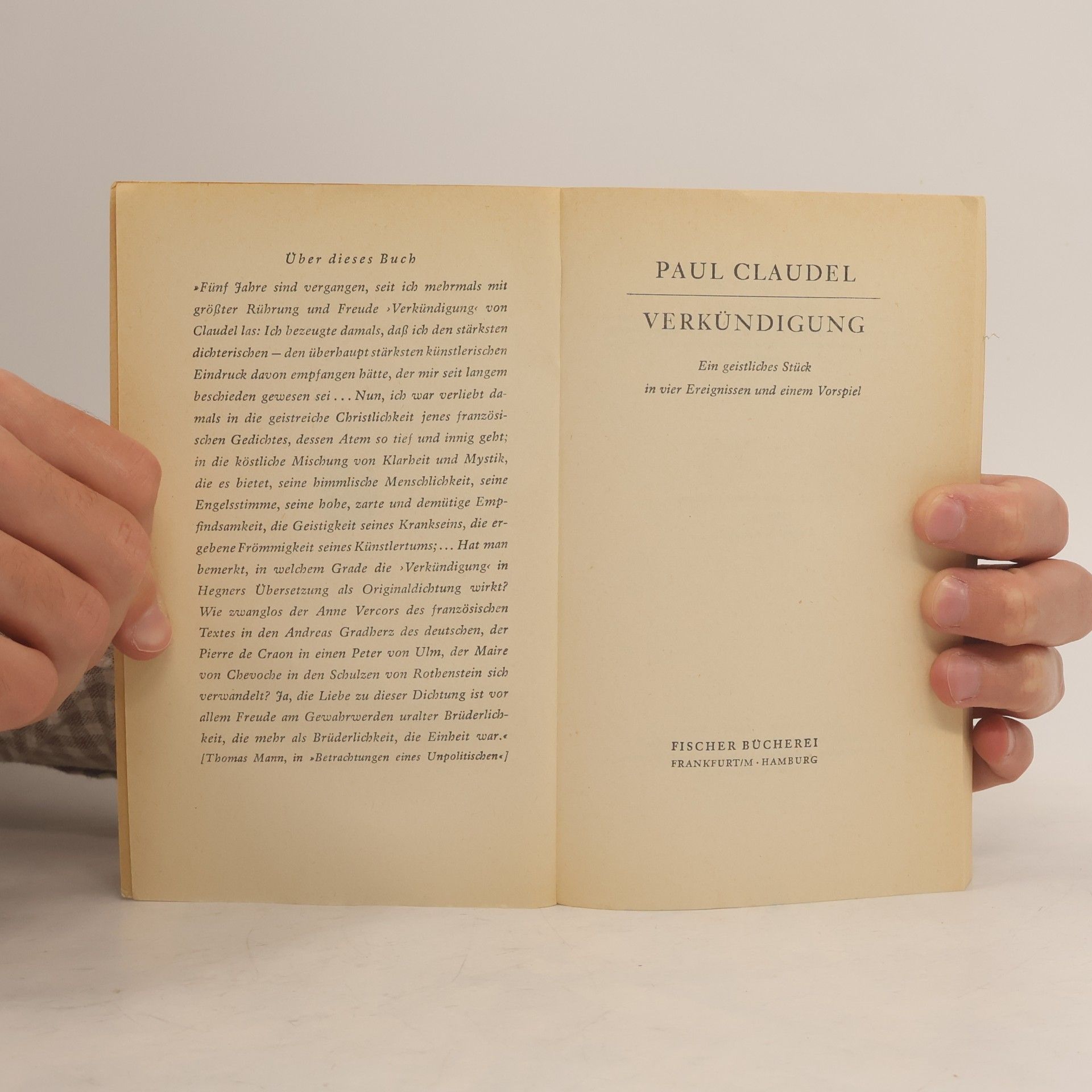 Paul Claudel Verkündigung