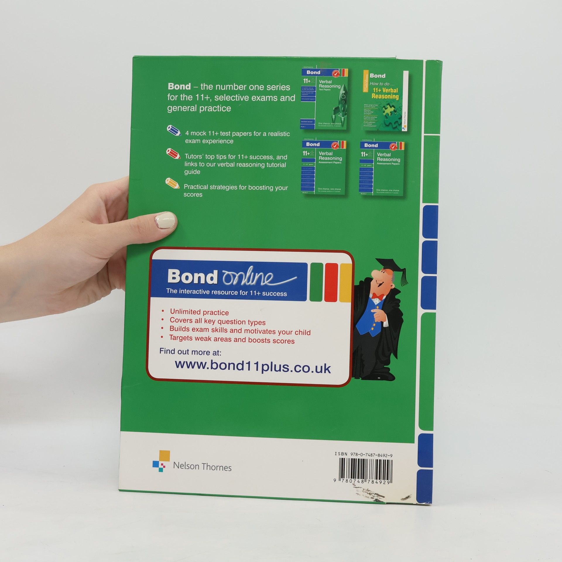Frances Down Bond - 1: 11+ Test Papers Verbal Reasoning Multiple Choice