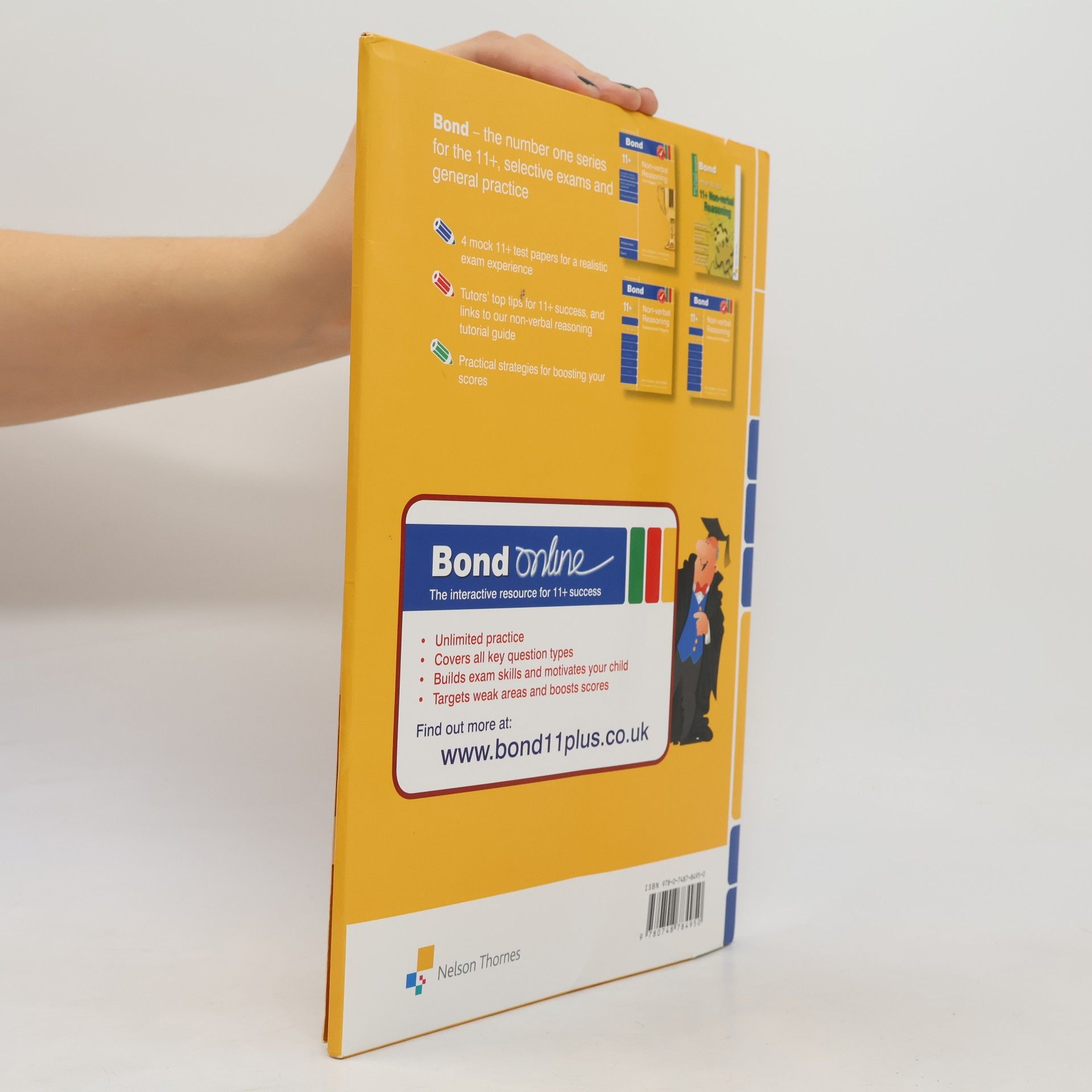 Andrew Baines Bond 11+ Test Papers Non-Verbal Reasoning Multiple Choice Pack 1
