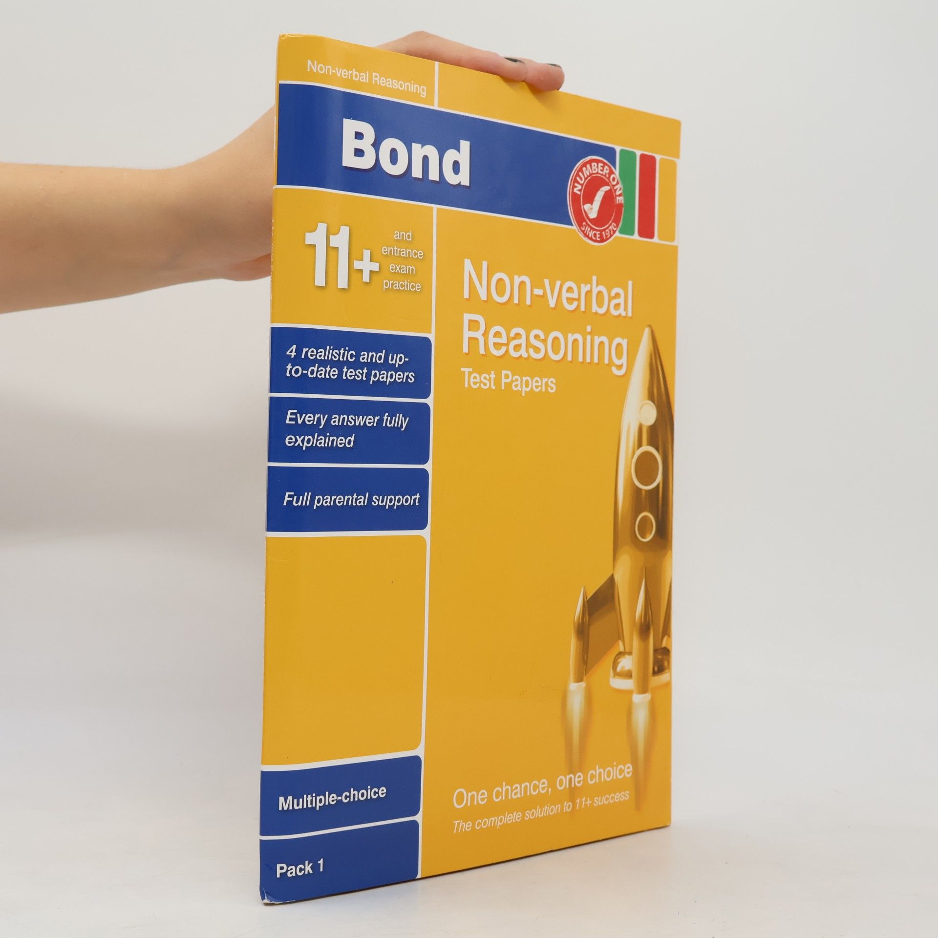 Andrew Baines Bond 11+ Test Papers Non-Verbal Reasoning Multiple Choice Pack 1