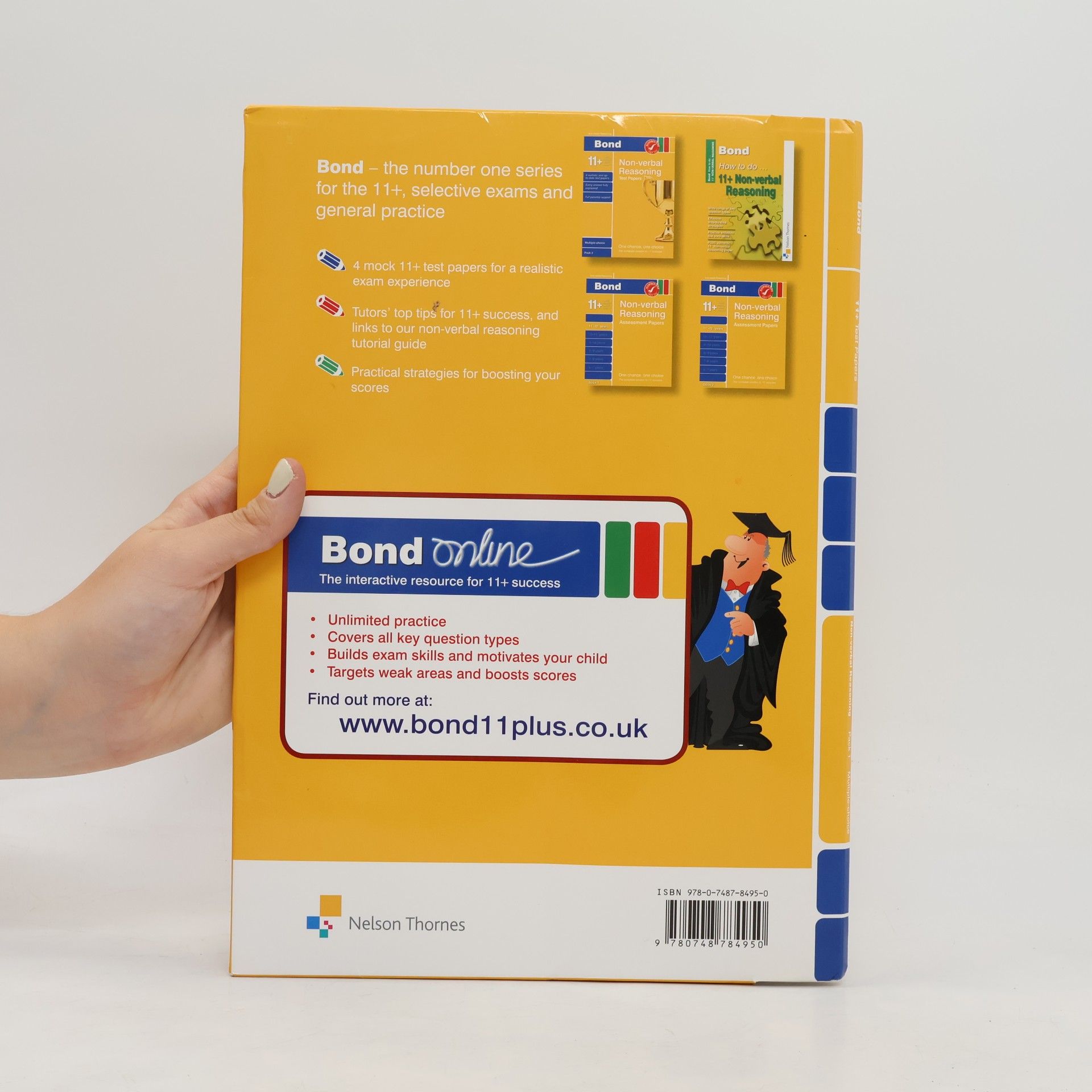 Andrew Baines Bond 11+ Test Papers Non-Verbal Reasoning Multiple Choice Pack 1