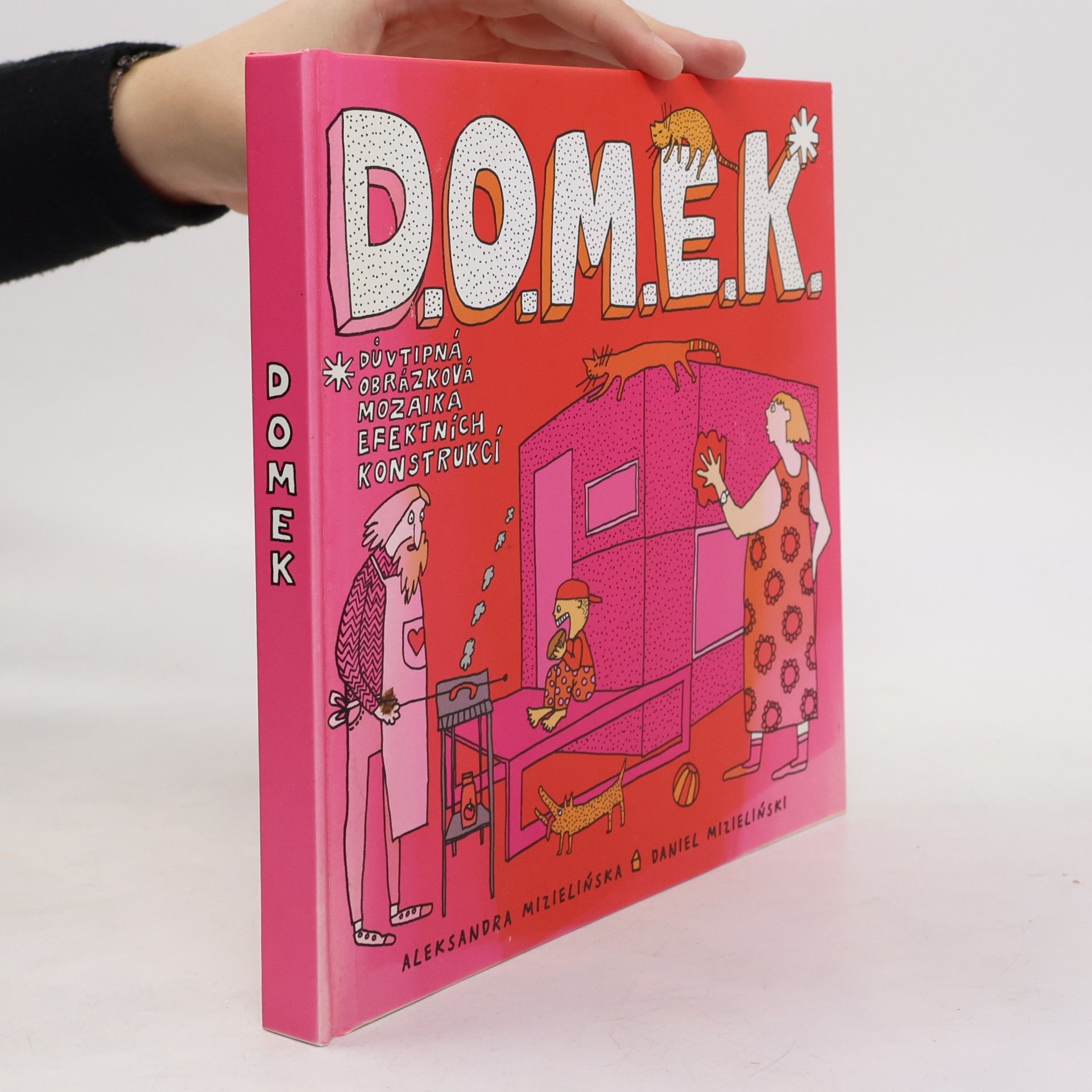 Daniel Mizieliński D.O.M.E.K. DOMEK. Důvtipná obrázková mozaika efektních konstrukcí