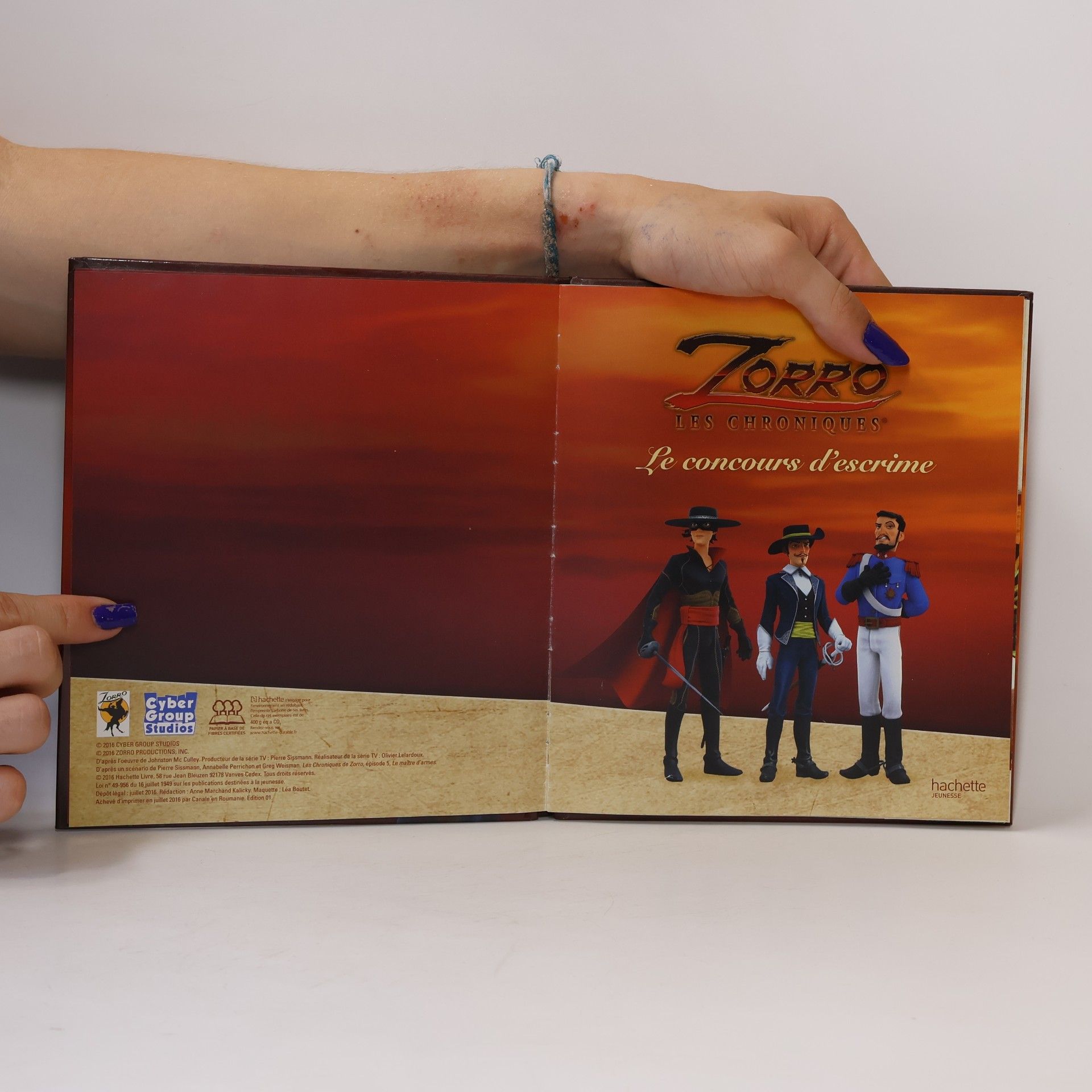 Anne Marchand Kalicky Zorro Les Chroniques: Le concours d'escrime
