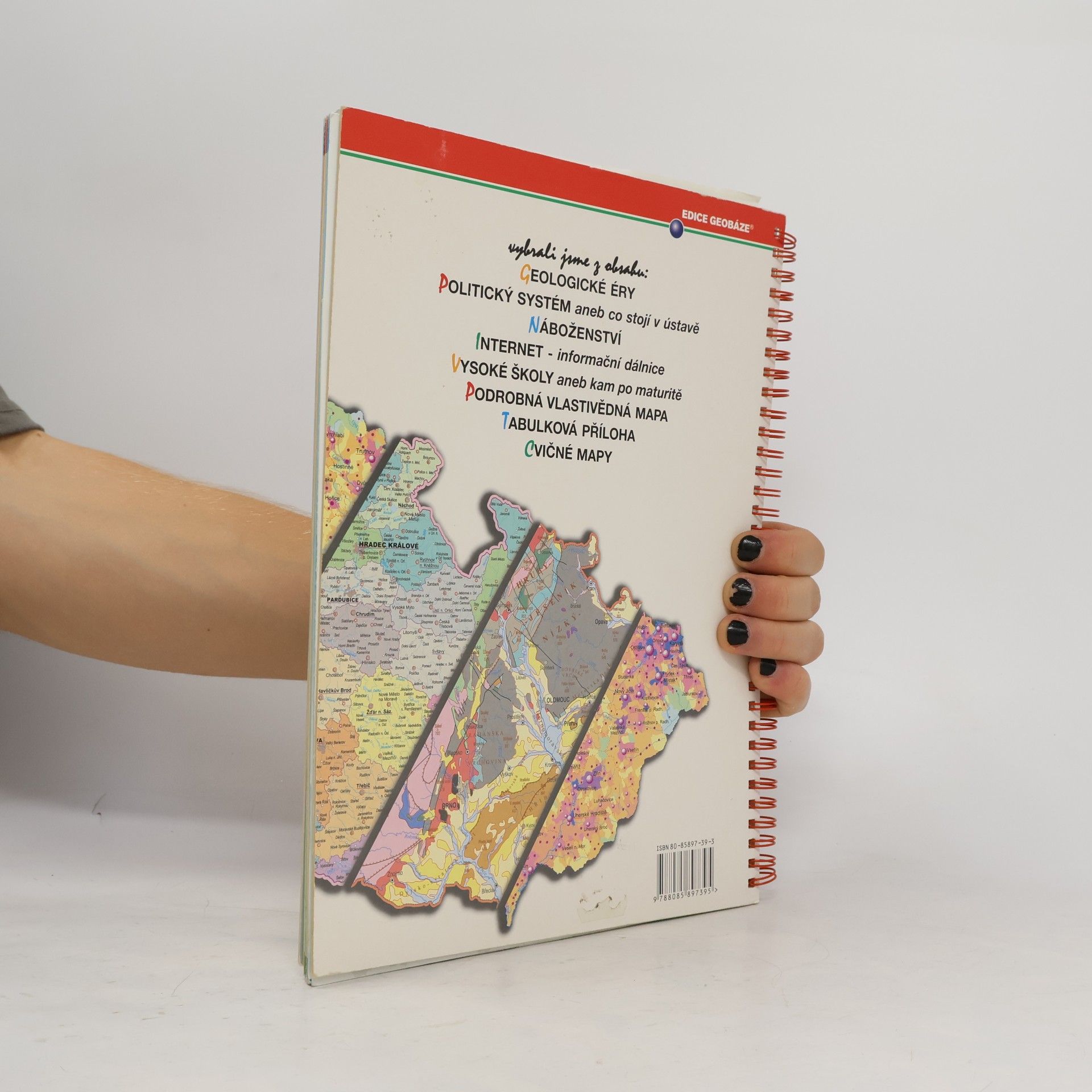Klímová Eva Školní atlas České republiky