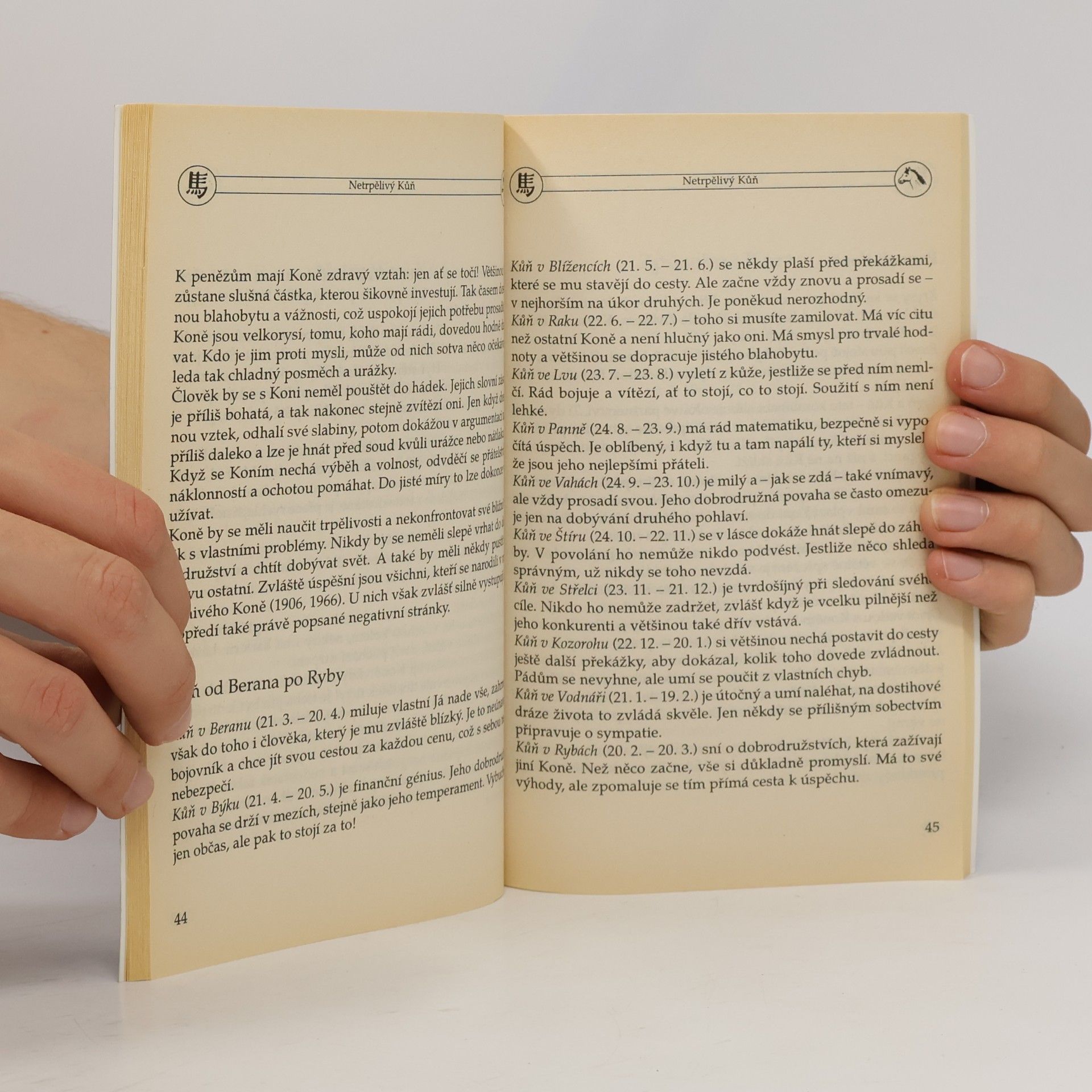 Georg Haddenbach Čínský horoskop