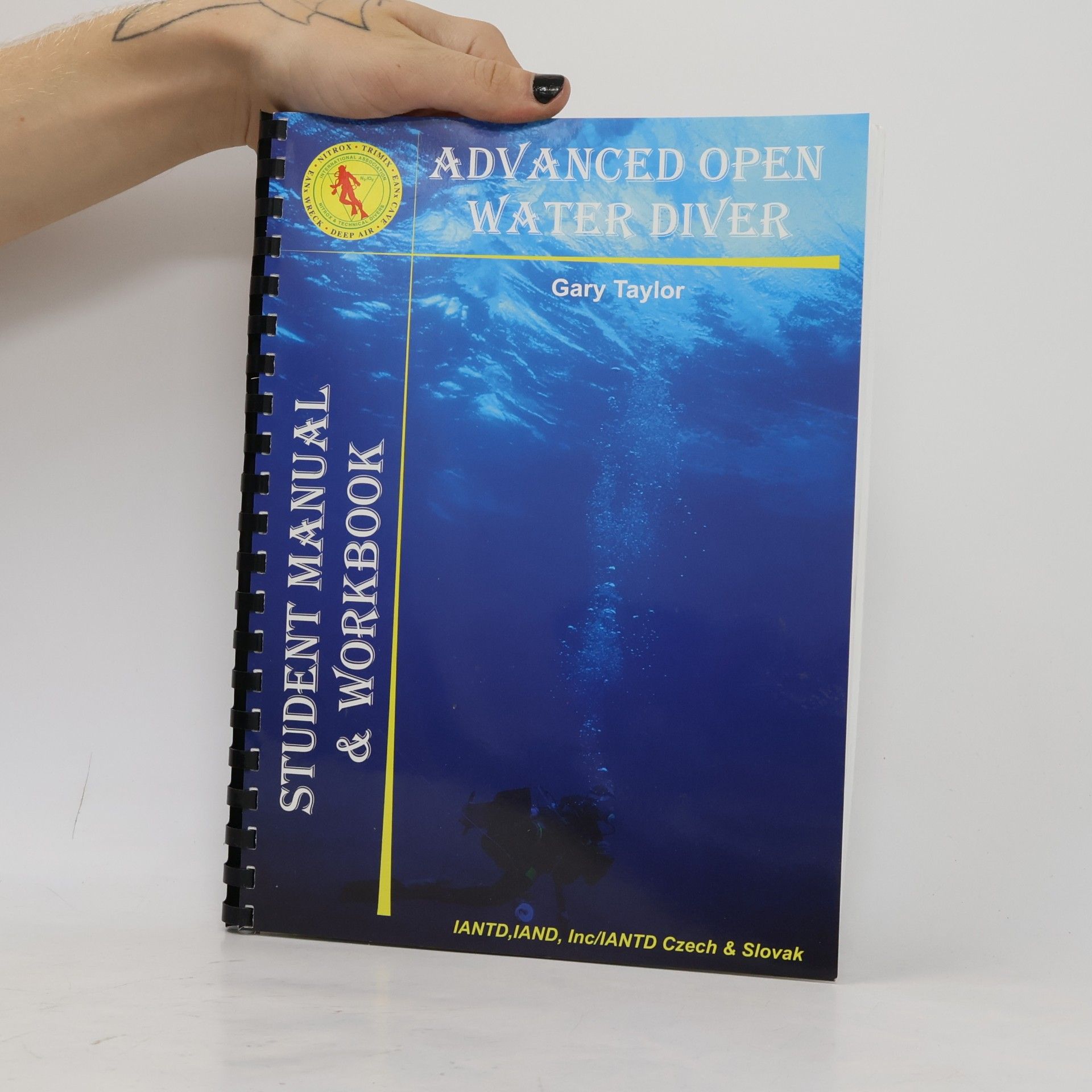 Gary Taylor Advanced Open Water Diver – Student Manual & Workbook