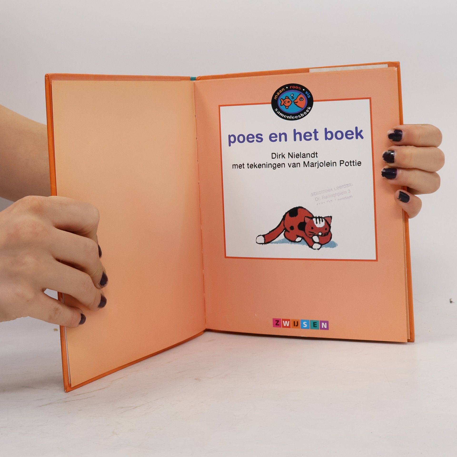 Dirk Nielandt Maan Roos Vis - 3: Poes en het boek