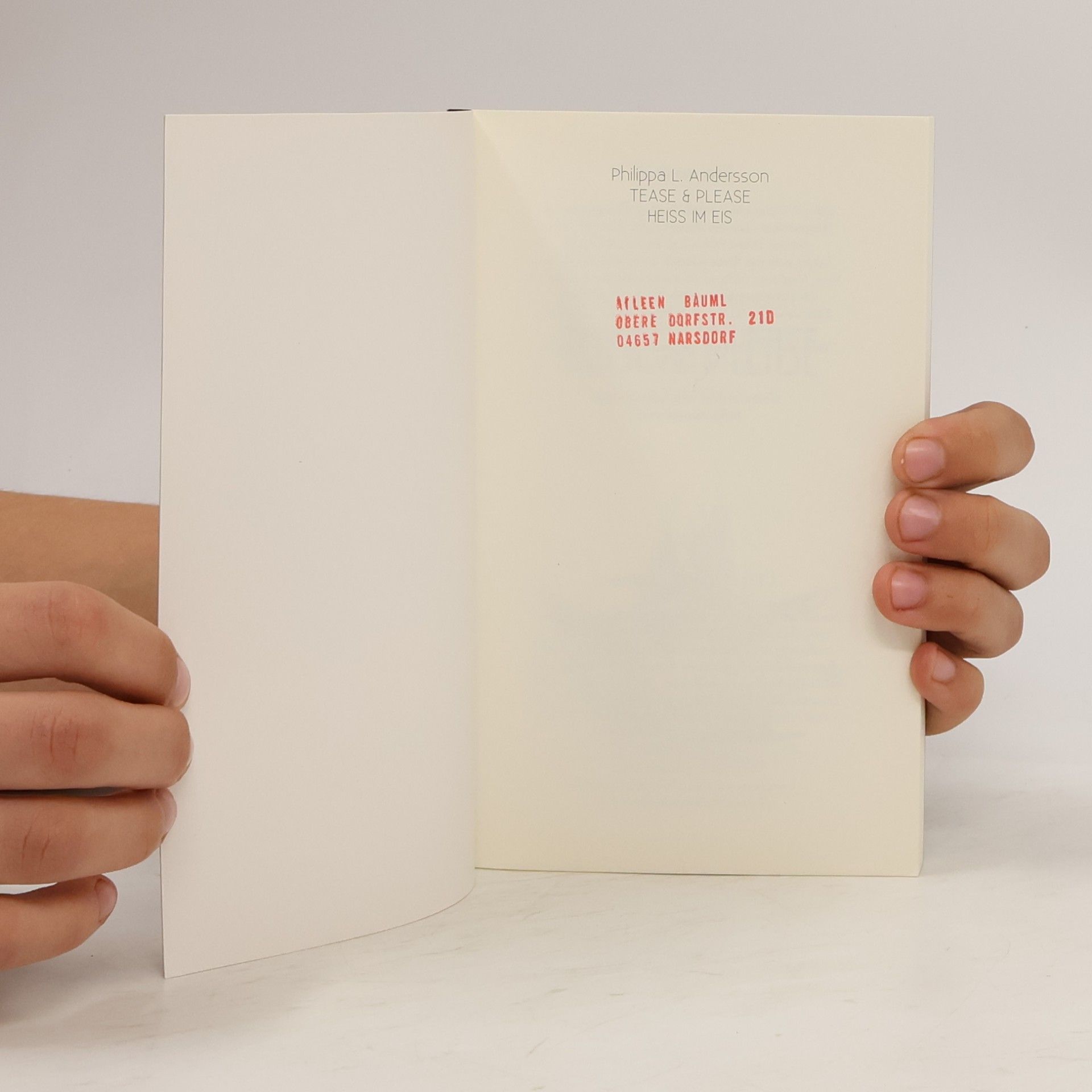 Philippa L. Andersson Tease & Please - heiss im Eis