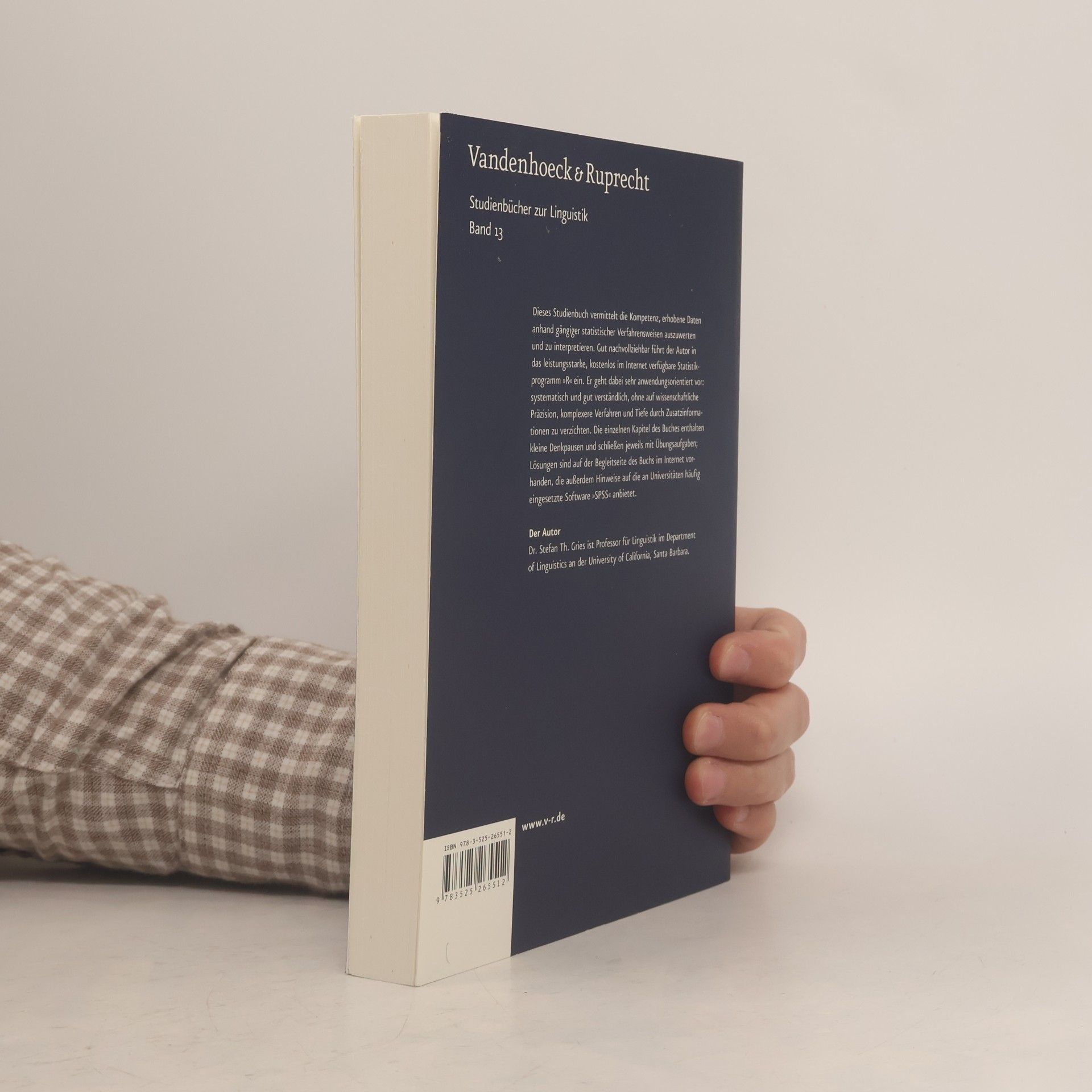 Stefan Thomas Gries Studienbücher zur Linguistik - 13: Statistik für Sprachwissenschaftler