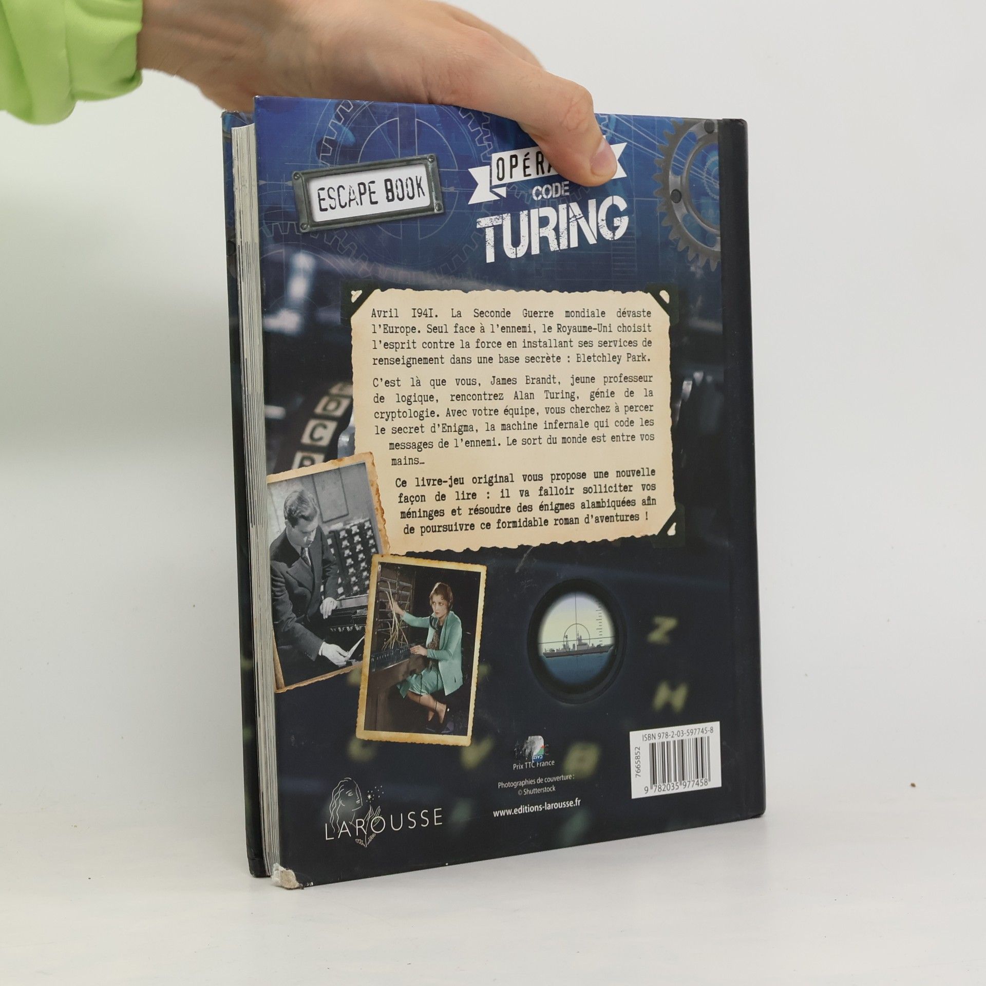 Nicolas Trenti ESCAPE BOOK Opération code de TURING