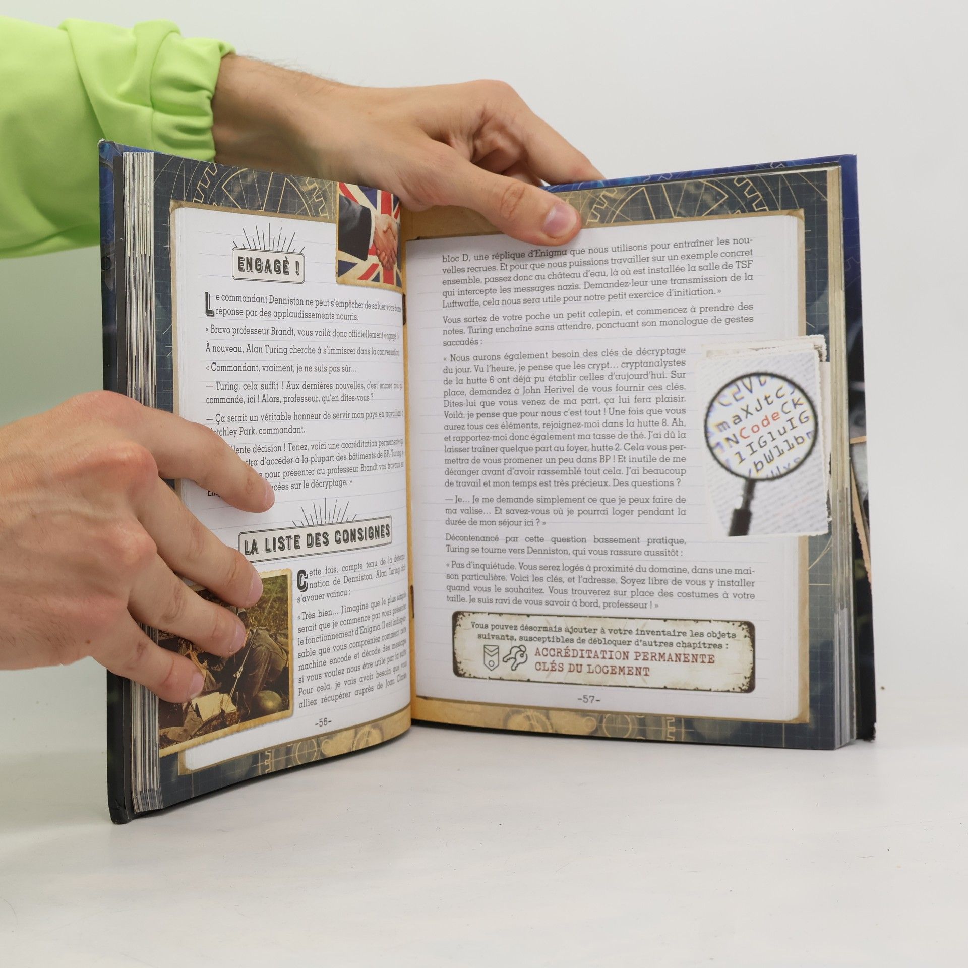 Nicolas Trenti ESCAPE BOOK Opération code de TURING