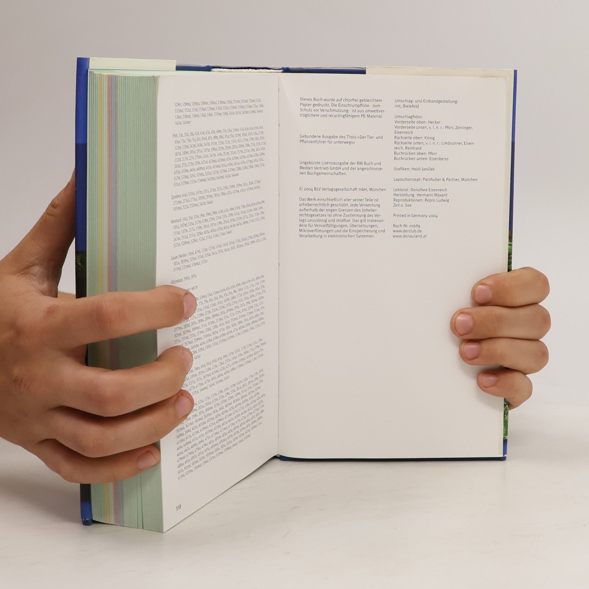 Wilhelm Eisenreich BLV-Handbuch Tiere und Pflanzen