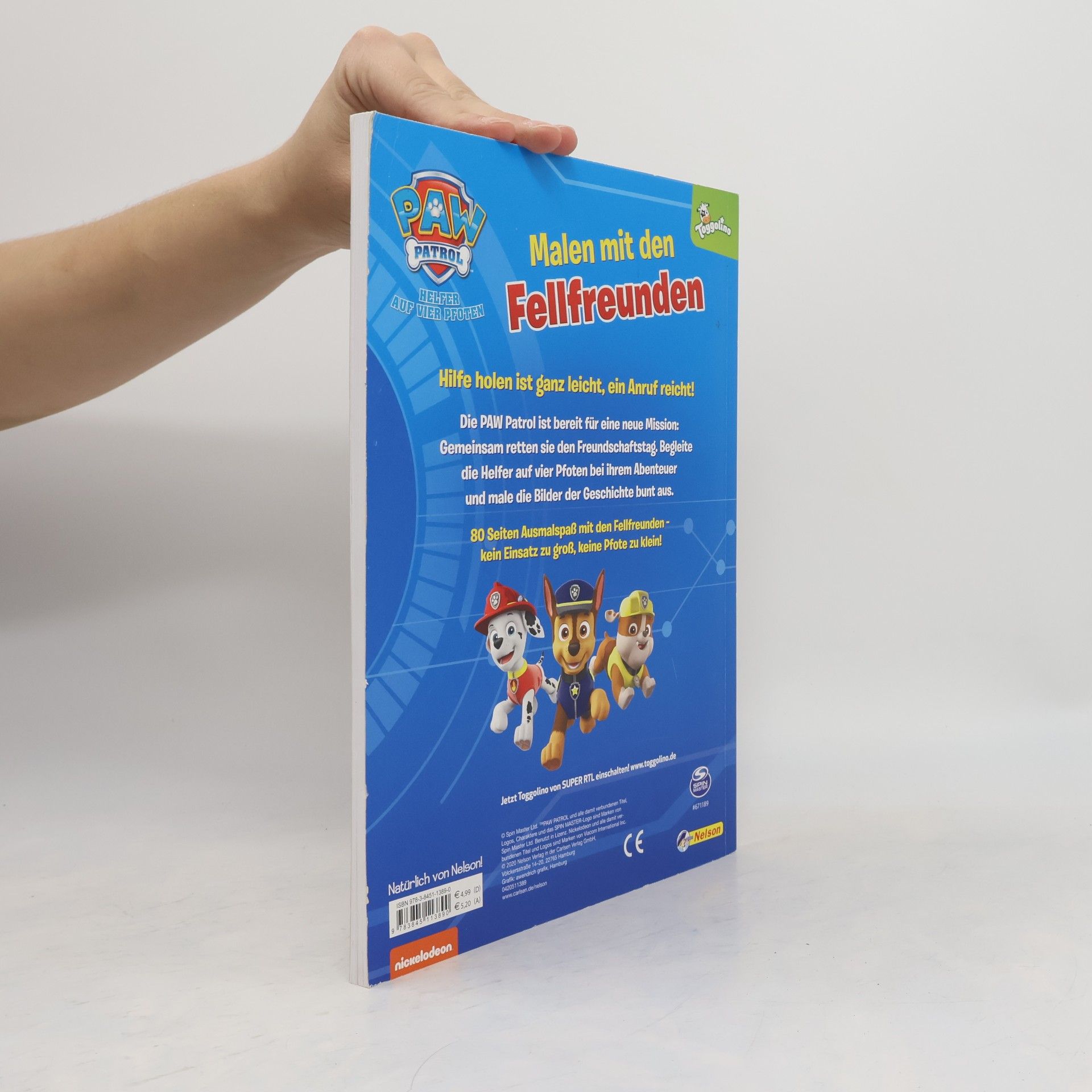 kolektiv PAW Patrol: Malen mit den Fellfreunden