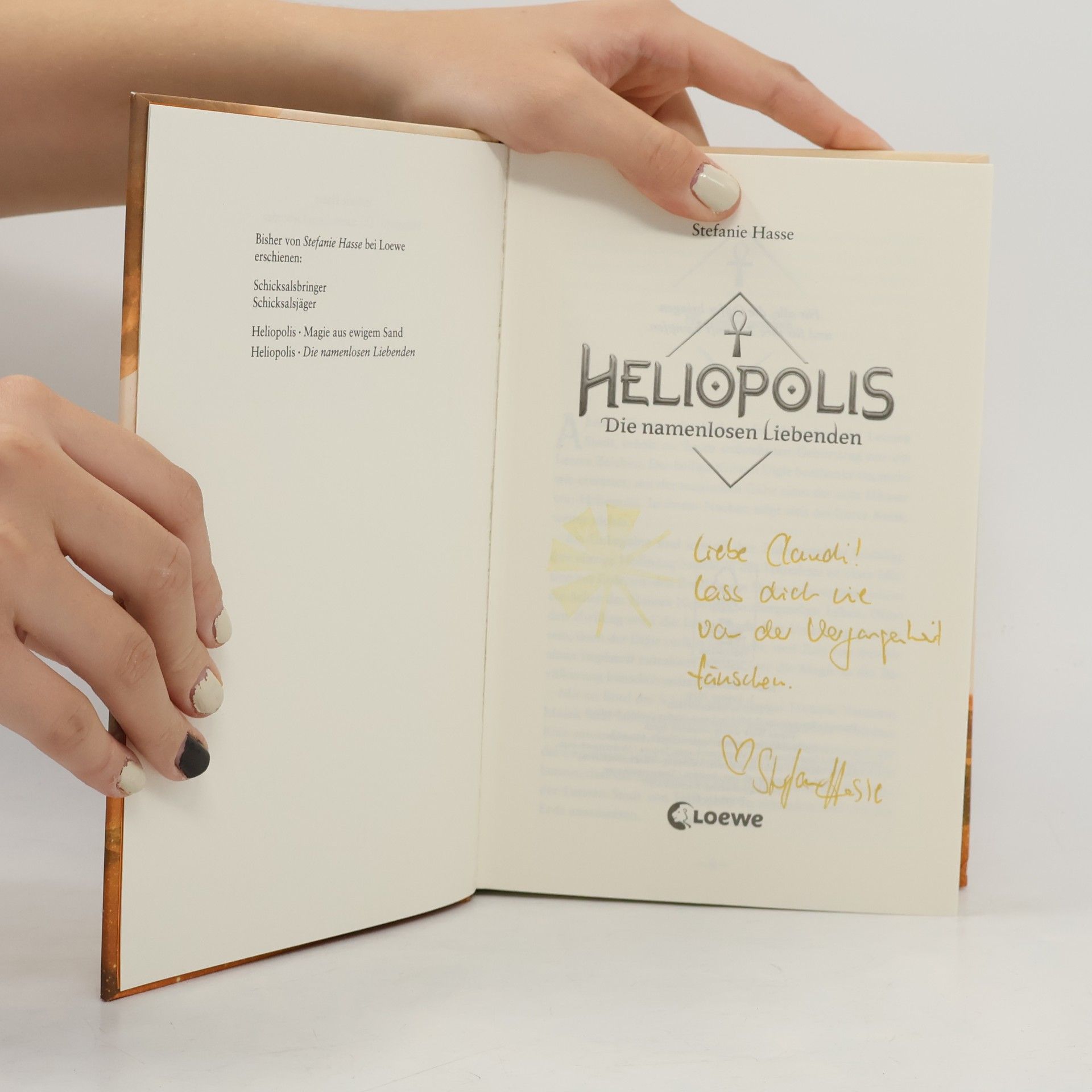 Stefanie Hasse Heliopolis - die namenlosen Liebenden