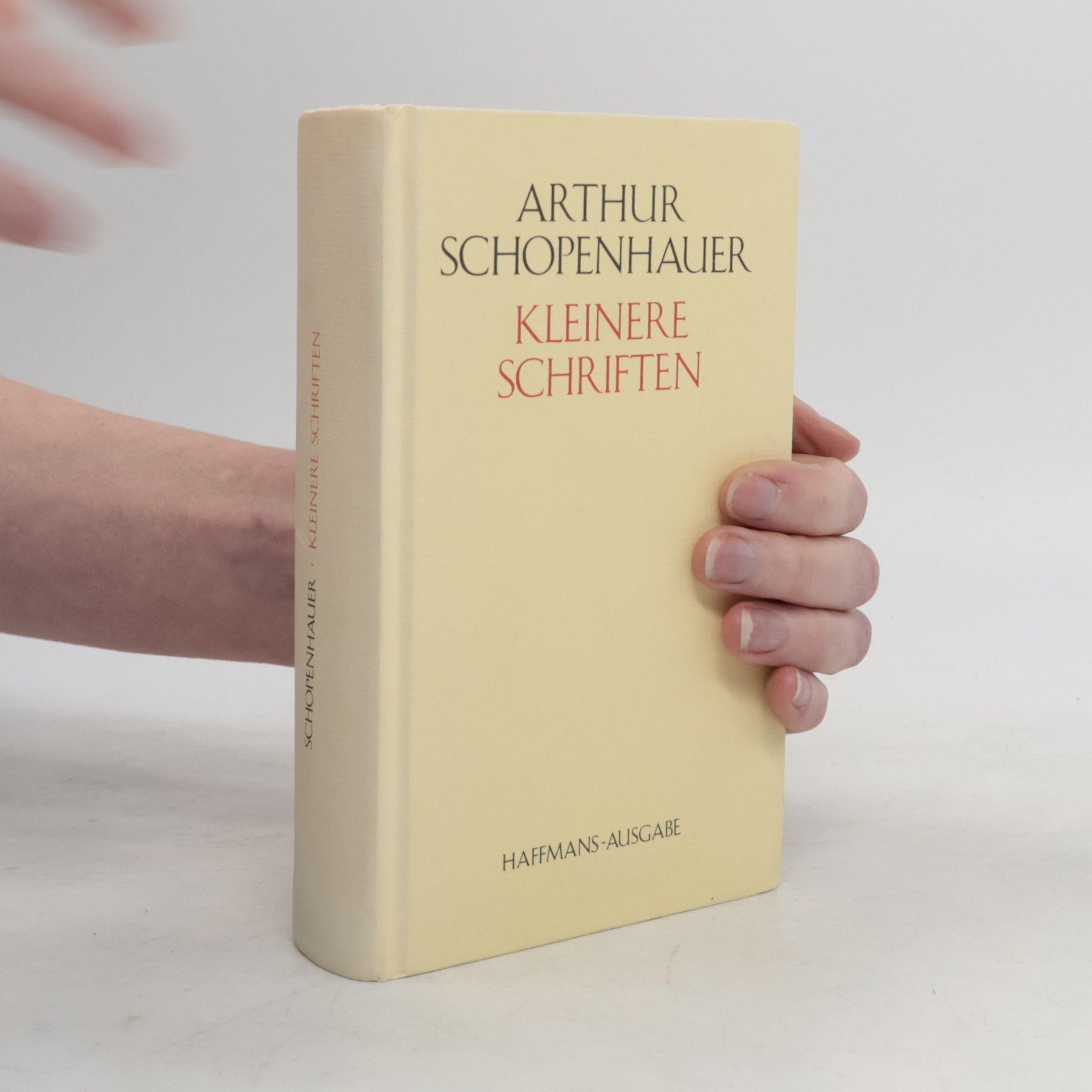 Arthur Schopenhauer Kleinere Schriften