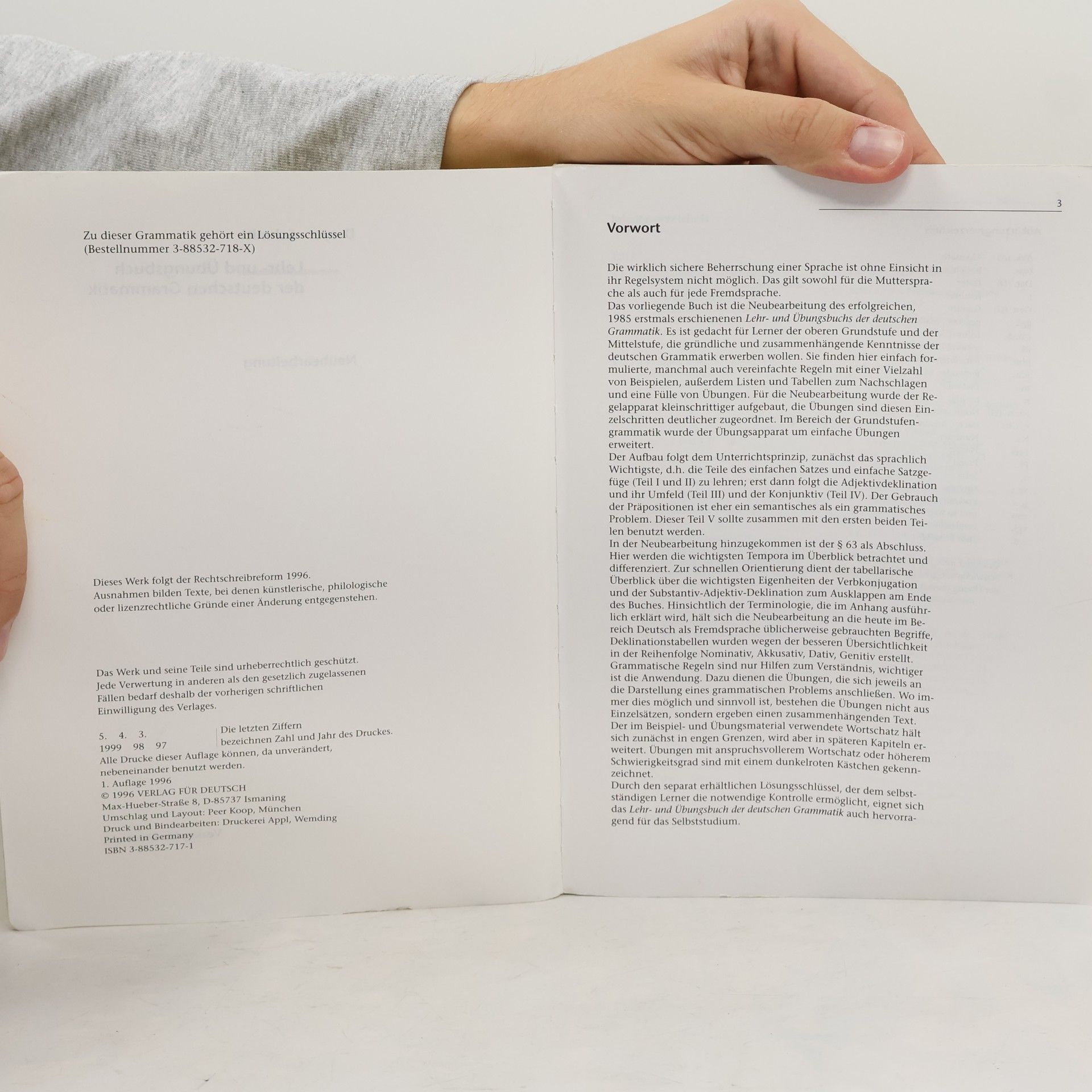 Hilke Dreyer Lehr- und Übungsbuch der deutschen Grammatik