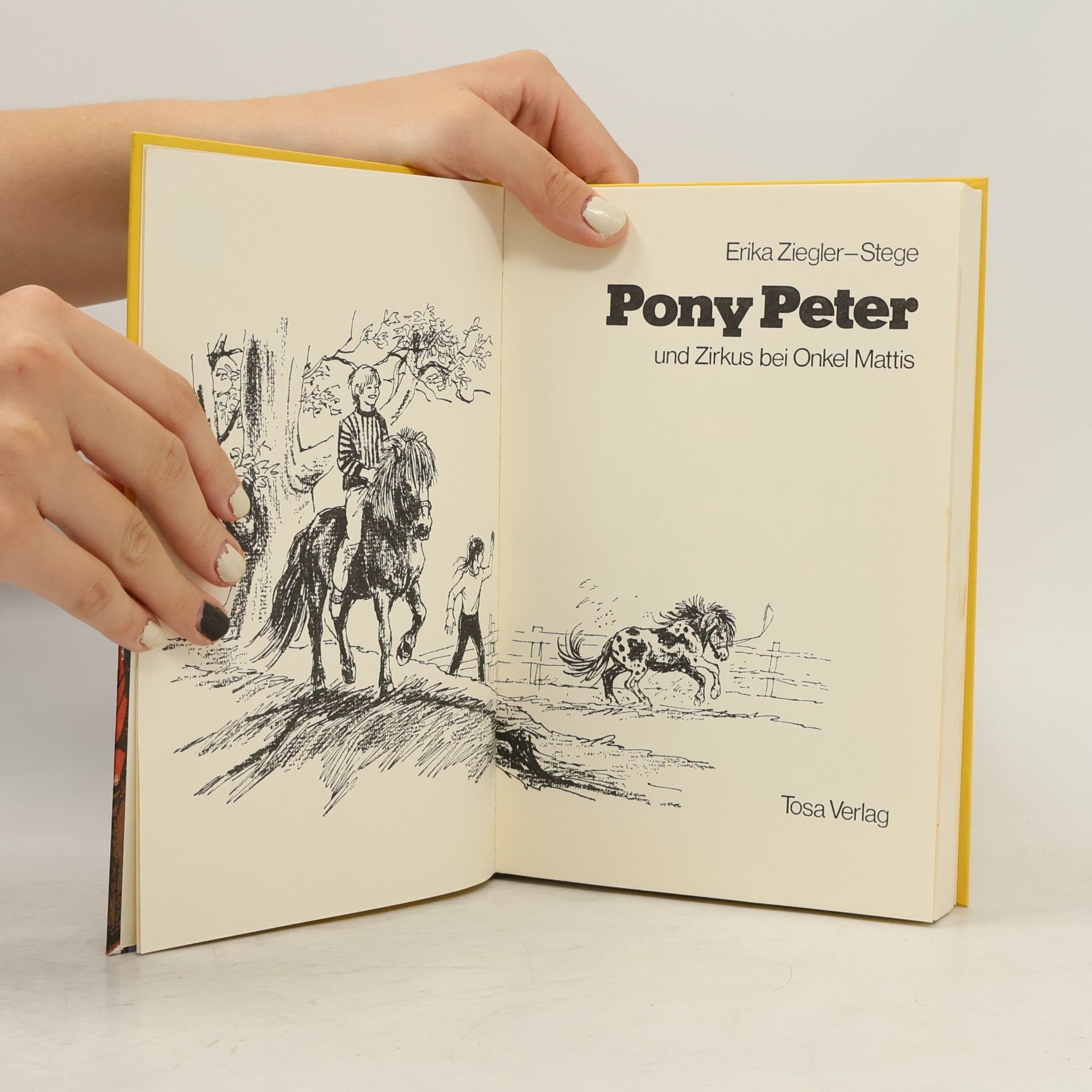 Erika Zeigler-Stege Pony Peter und Zirkus bei Onkel Mattis