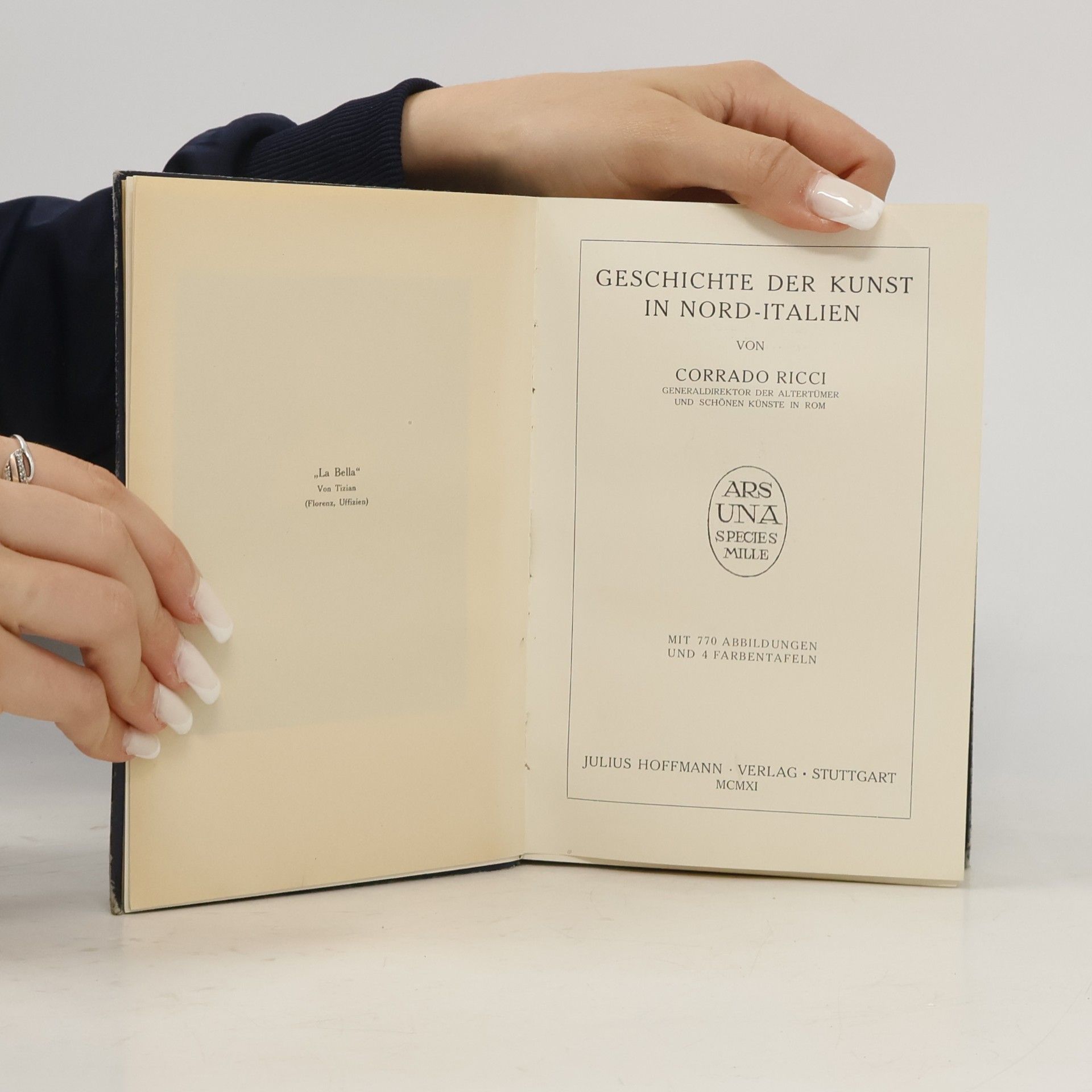 Corrado Ricci Geschichte der Kunst in Nord-Italien