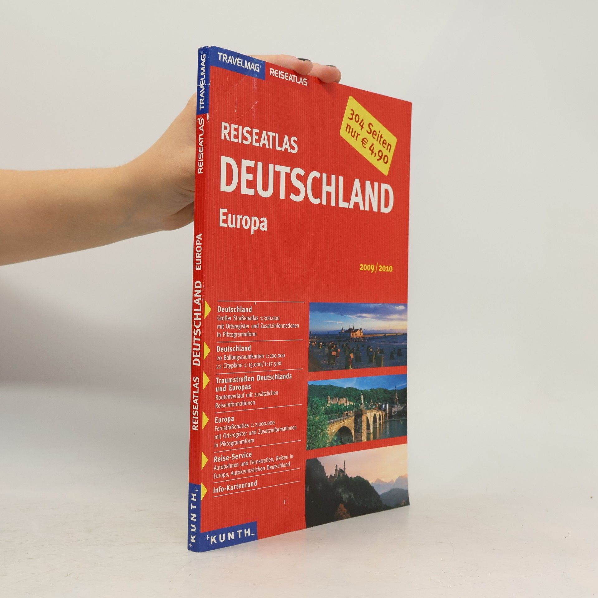 Kolektiv autorů Reiseatlas Deutschland, Europa