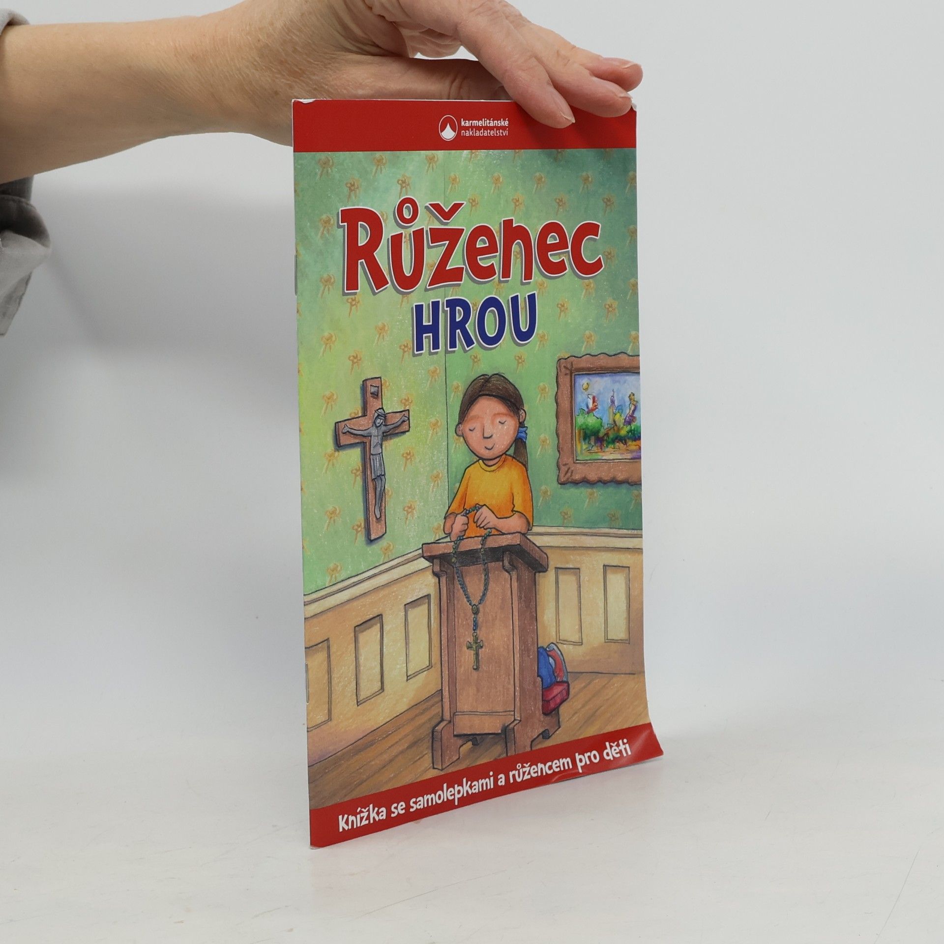 Kolektív autorov Růženec hrou - Knížka se samolepkami a růžencem pro děti