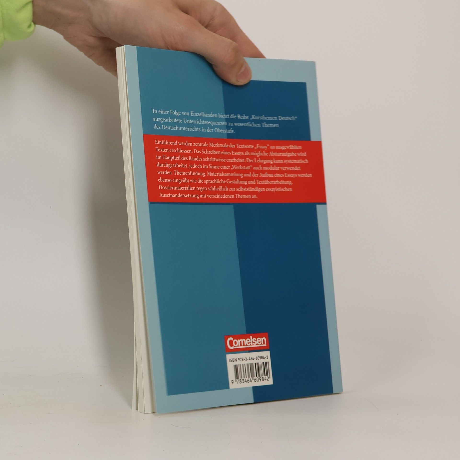 Winfried Harst Werkstatt 'Essay': Rezeption und Produktion - Schülerbuch