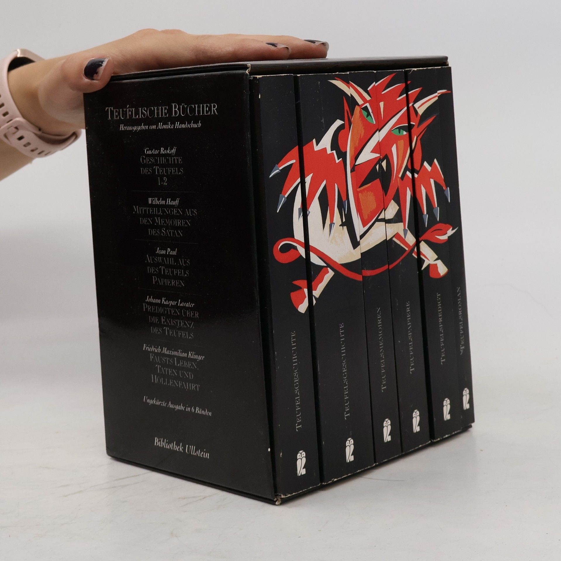 kolektiv Teuflische Bücher. Herausgegeben und mit einem Nachwort von Monika Handschuch. 6 Bände