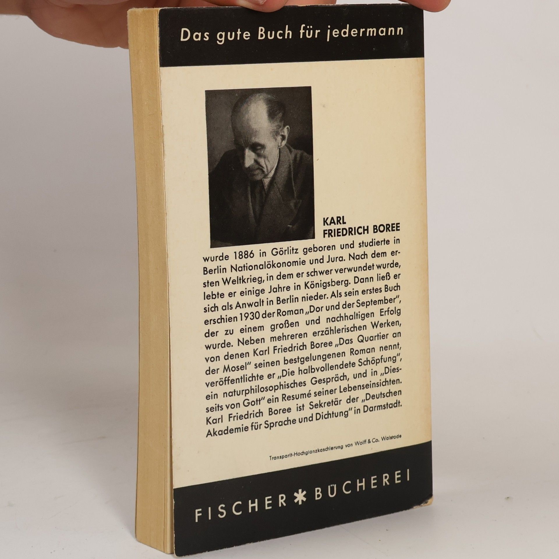 Karl Friedrich Borée Dor und der September