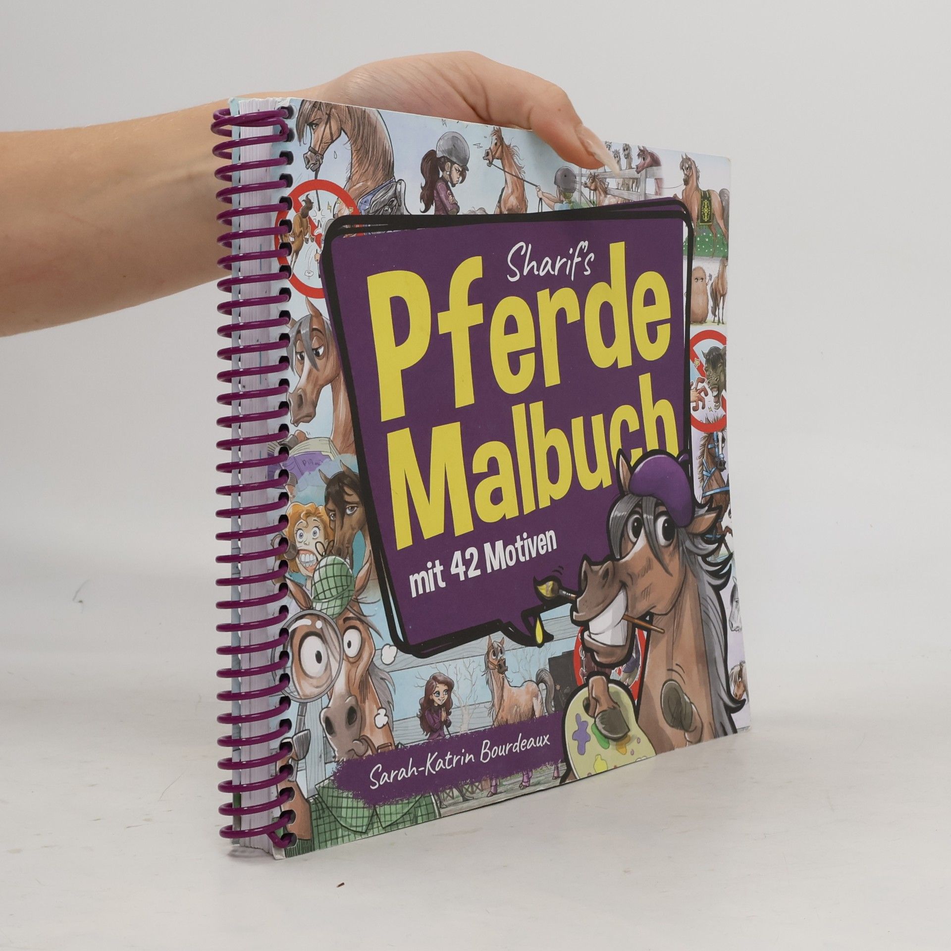 Sarah-Katrin Bourdeaux Sharif's Pferde-Malbuch