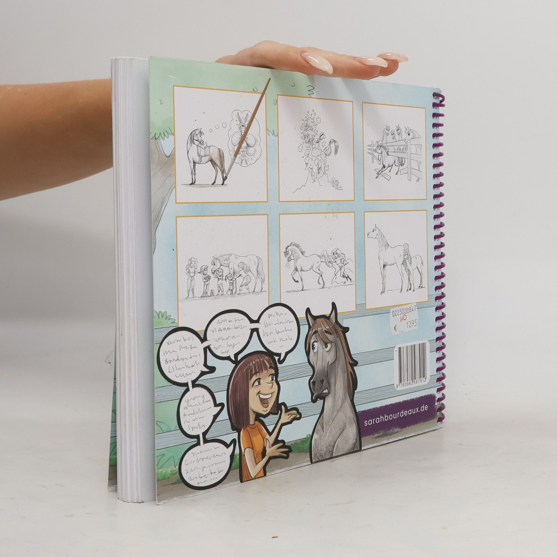 Sarah-Katrin Bourdeaux Sharif's Pferde-Malbuch