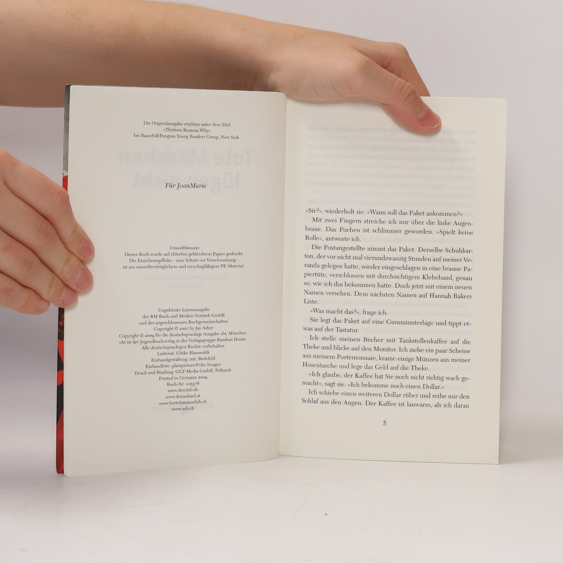 Jay Asher Tote Mädchen lügen nicht